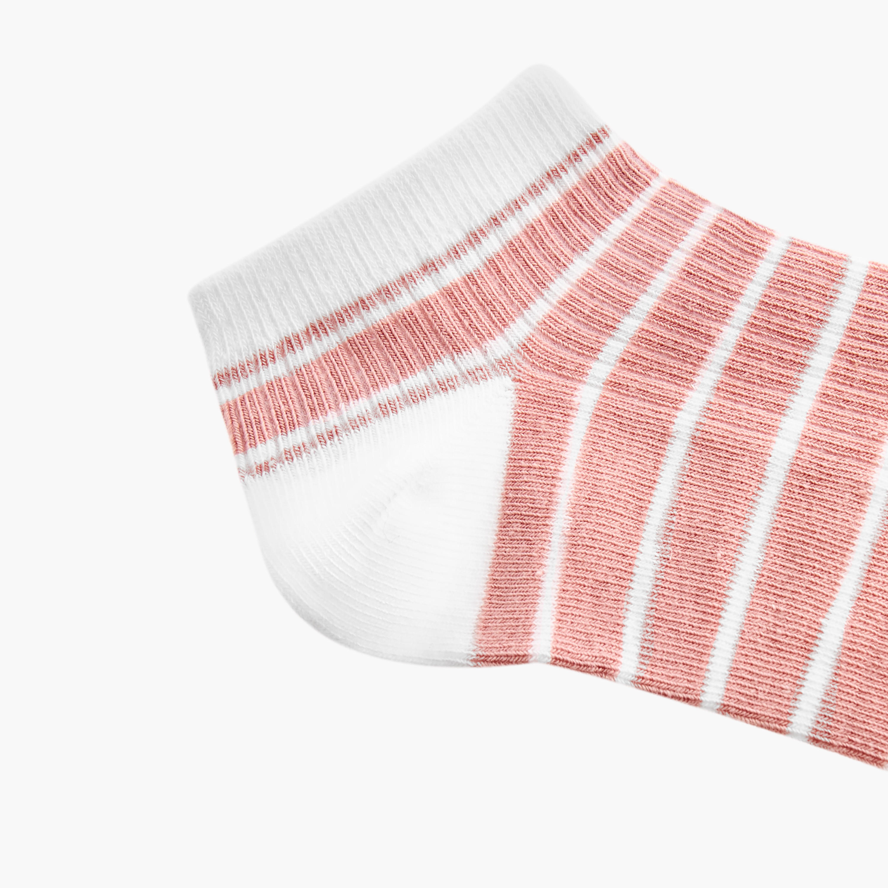 Gloo Printed Non-Terry Ankle Length Socks - Set of 5-women-socksandstockings-image-5