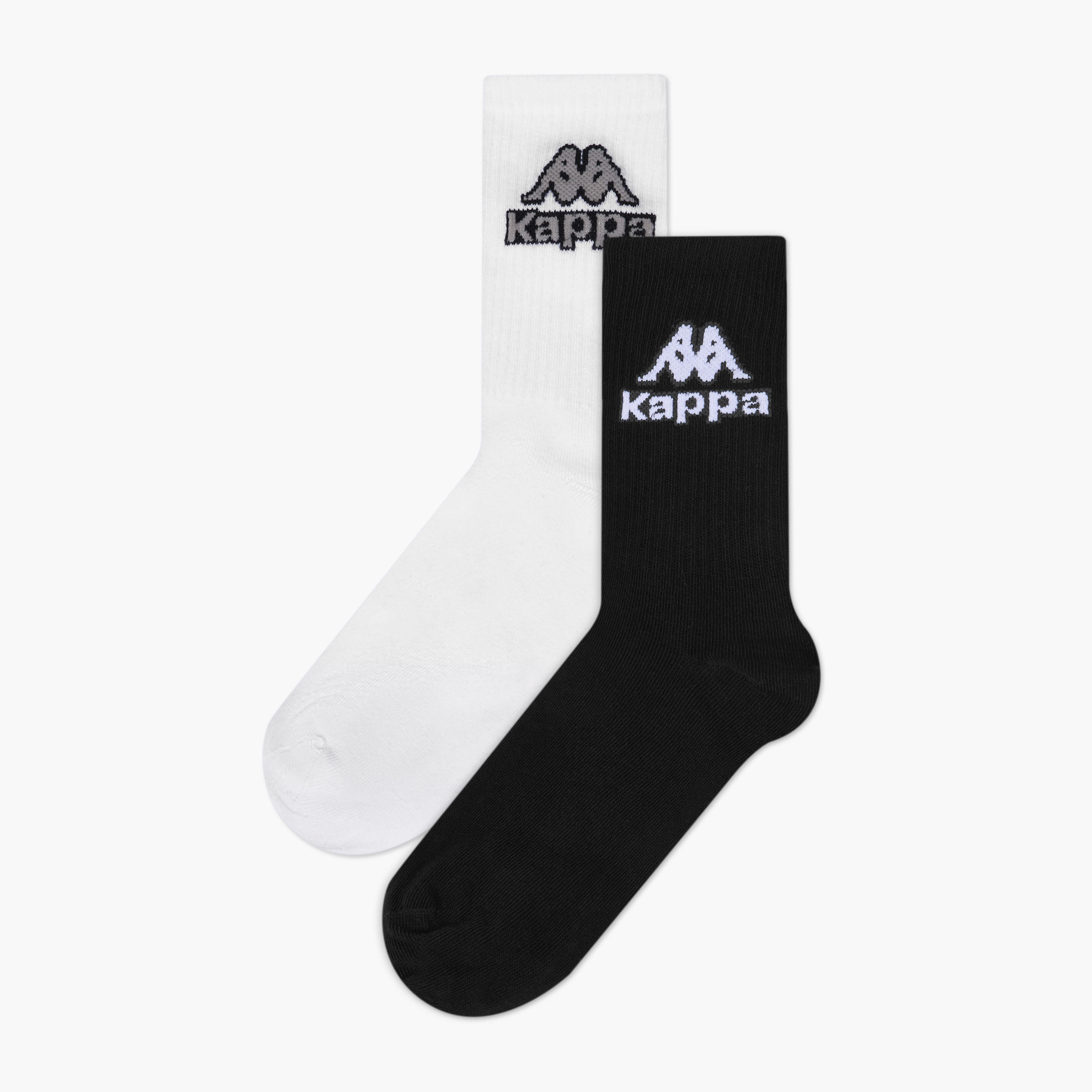 Kappa Pack of 2 Crew Length Cotton Socks-women-socksandstockings-image-1