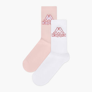 Kappa Pack of 2 Crew Length Cotton Socks-women-image-1