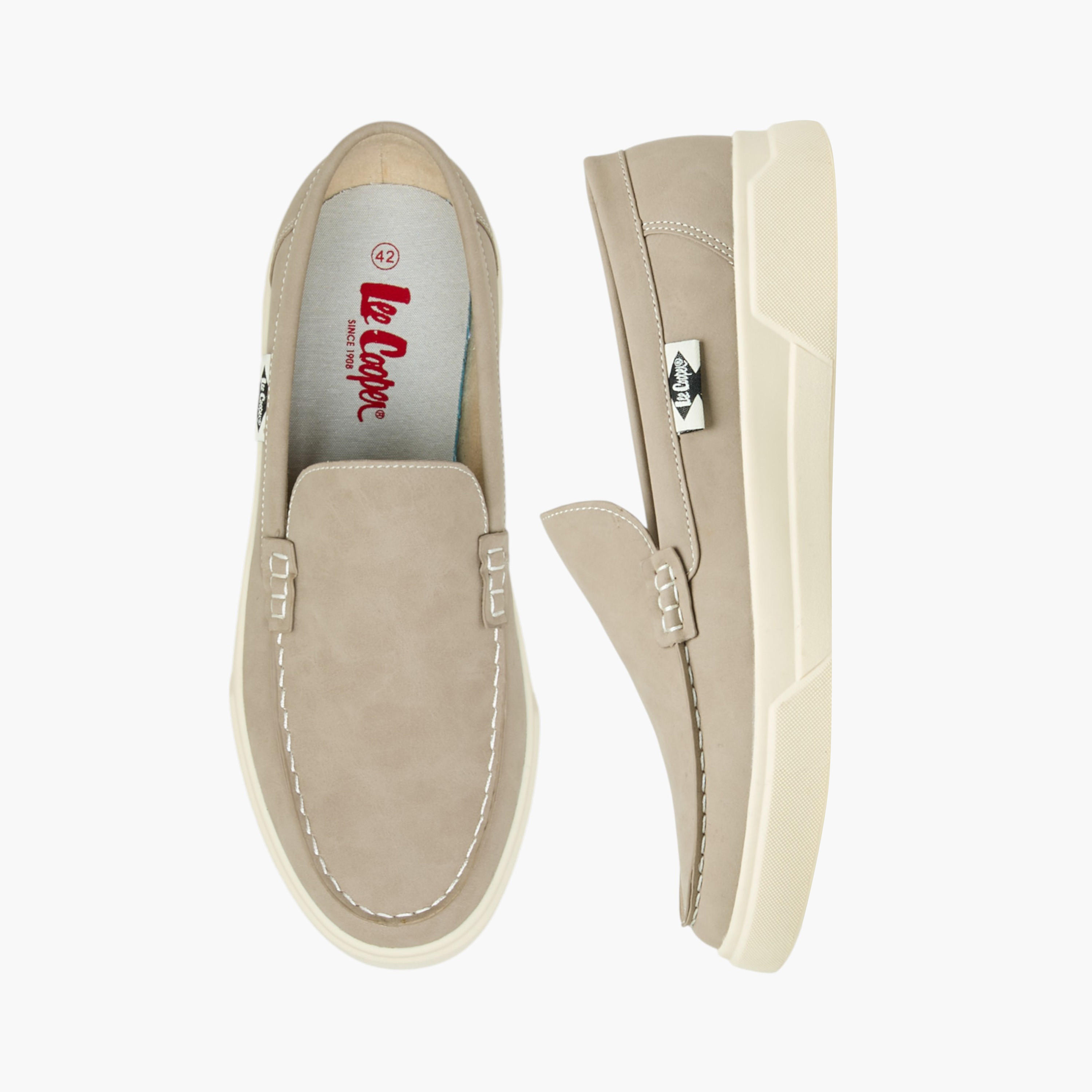 حذاء خفيف سهل الارتداء سادة للرجال من لي كوبر-men-shoes-loafersandmoccasins-image-1
