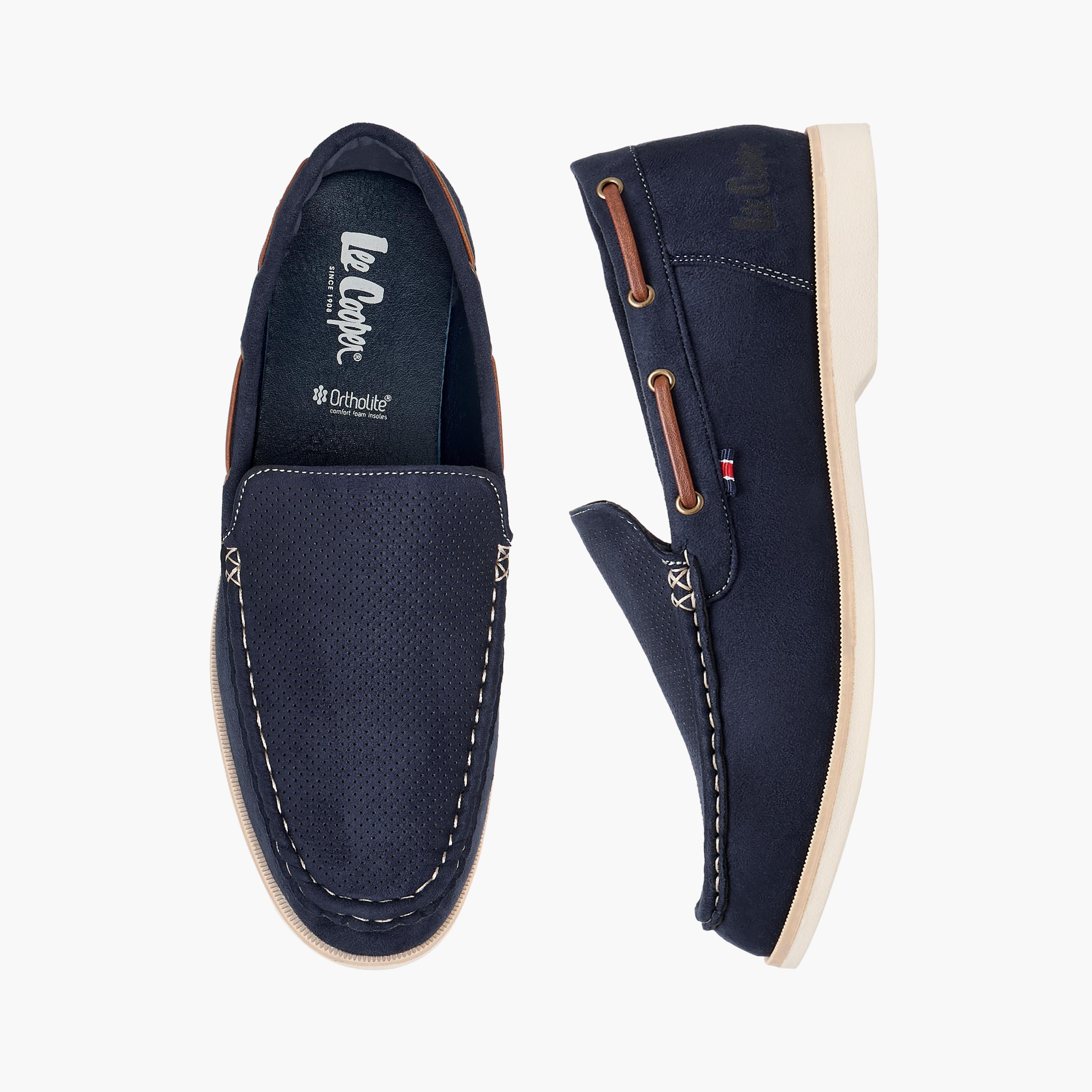 Lee Cooper Men Perforated Loafers-men-shoes-loafersandmoccasins-image-1
