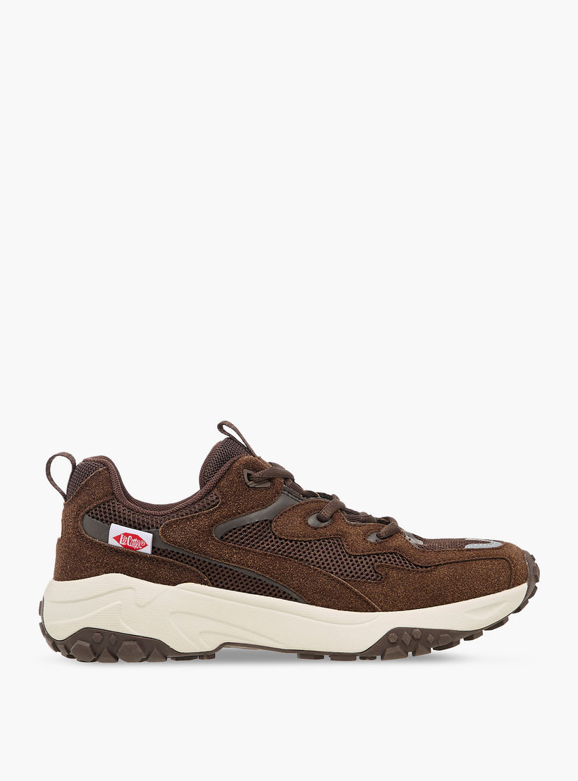 Lee Cooper Women Panelled Lace-Up Ankle Sneakers-women-shoes-sneakers-image-3