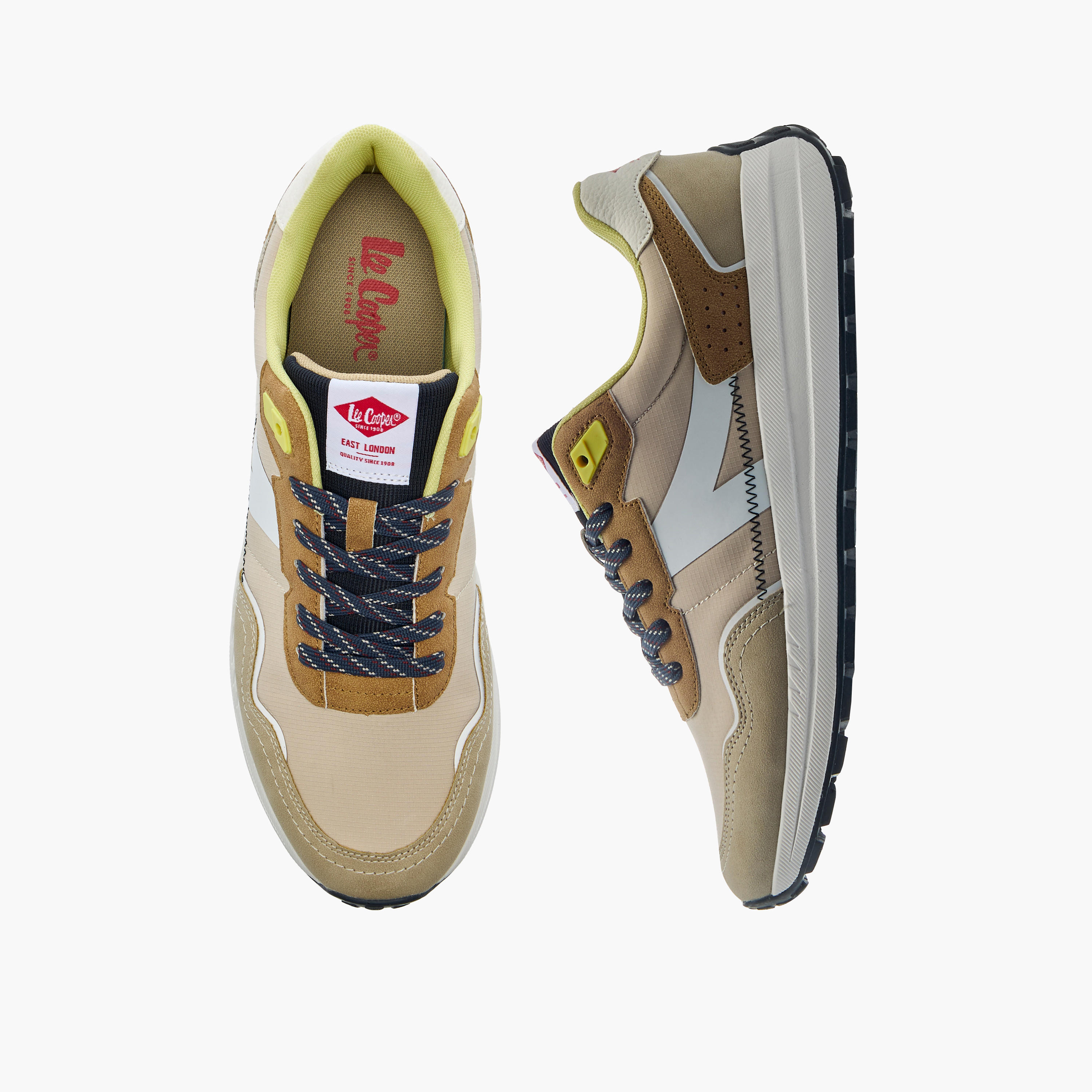 Lee Cooper Men Lace-Up Ankle Sneakers-men-shoes-sneakers-image-1