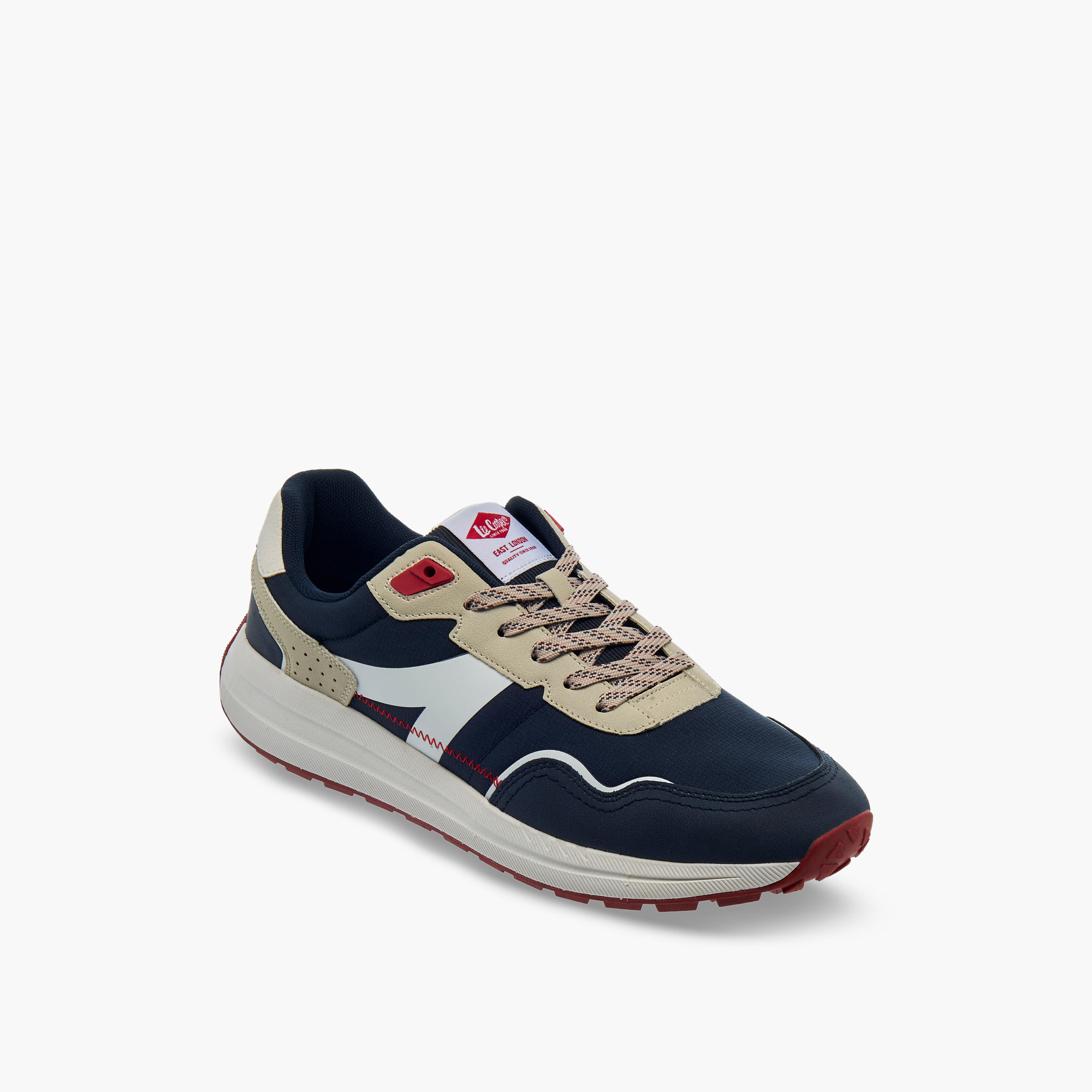 حذاء سنيكرز بطول الكاحل ورباط إغلاق للرجال من لي كوبر-men-shoes-sneakers-image-2