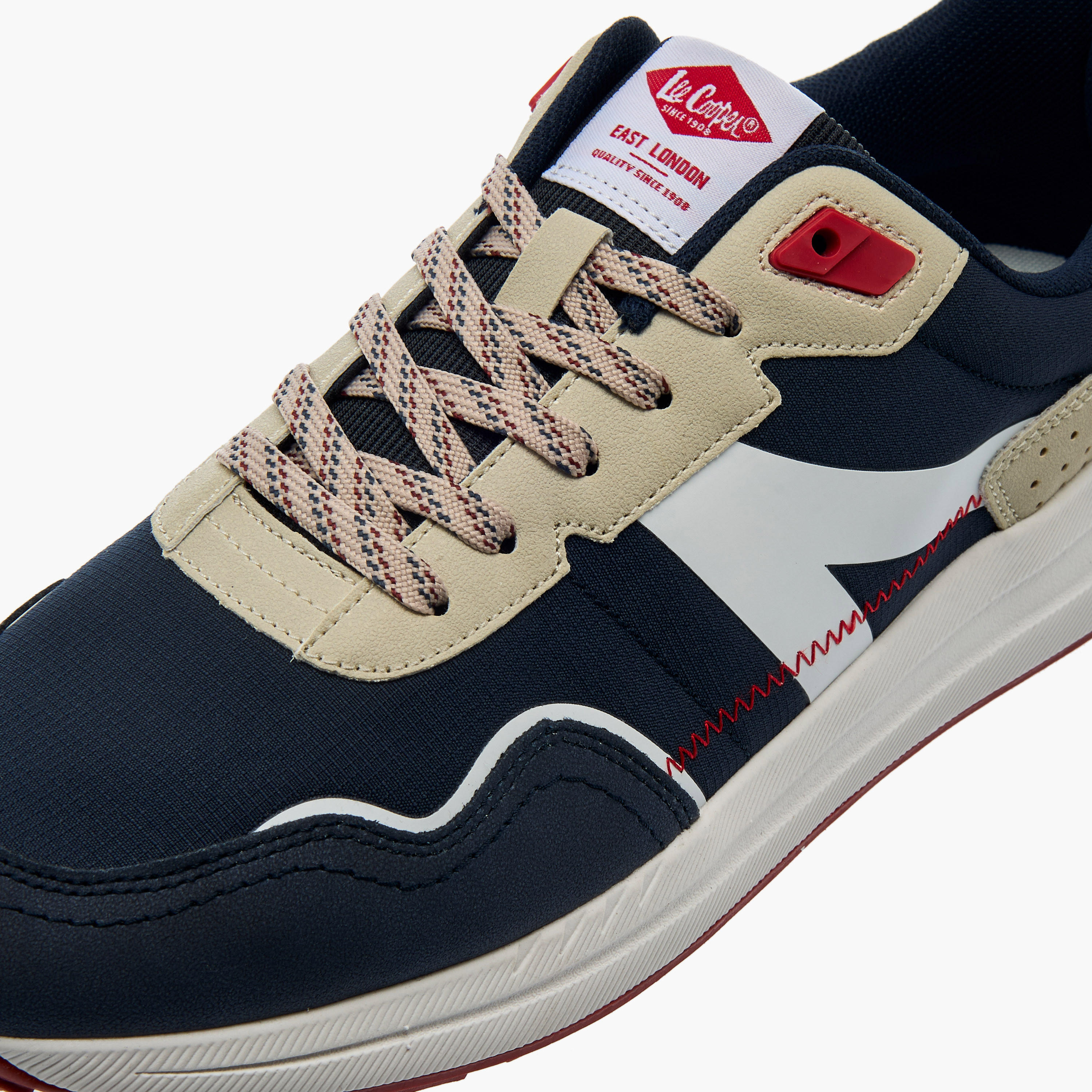 حذاء سنيكرز بطول الكاحل ورباط إغلاق للرجال من لي كوبر-men-shoes-sneakers-image-4