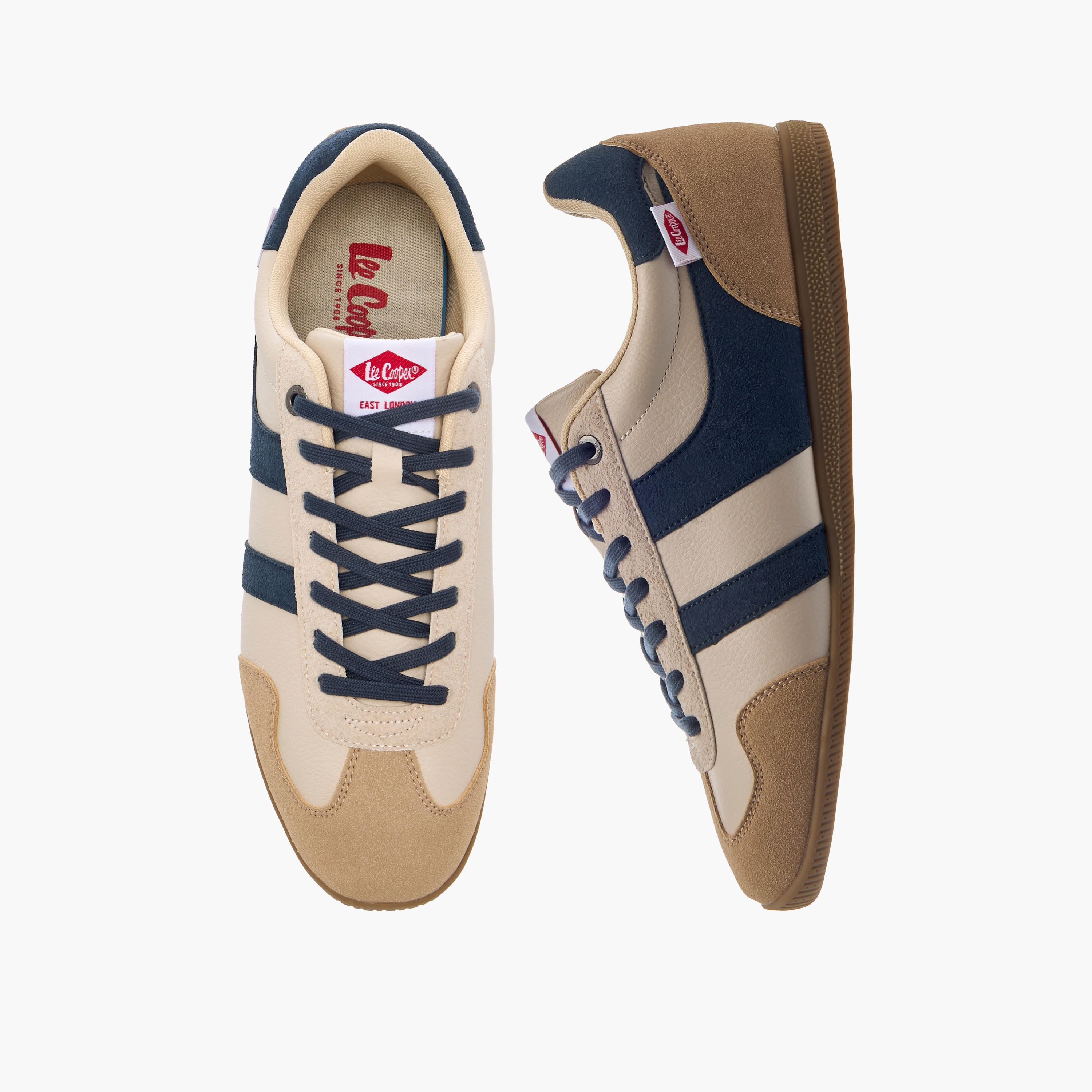 حذاء سنيكرز بطول الكاحل برباط إغلاق للرجال من لي كوبر-men-shoes-sneakers-image-1