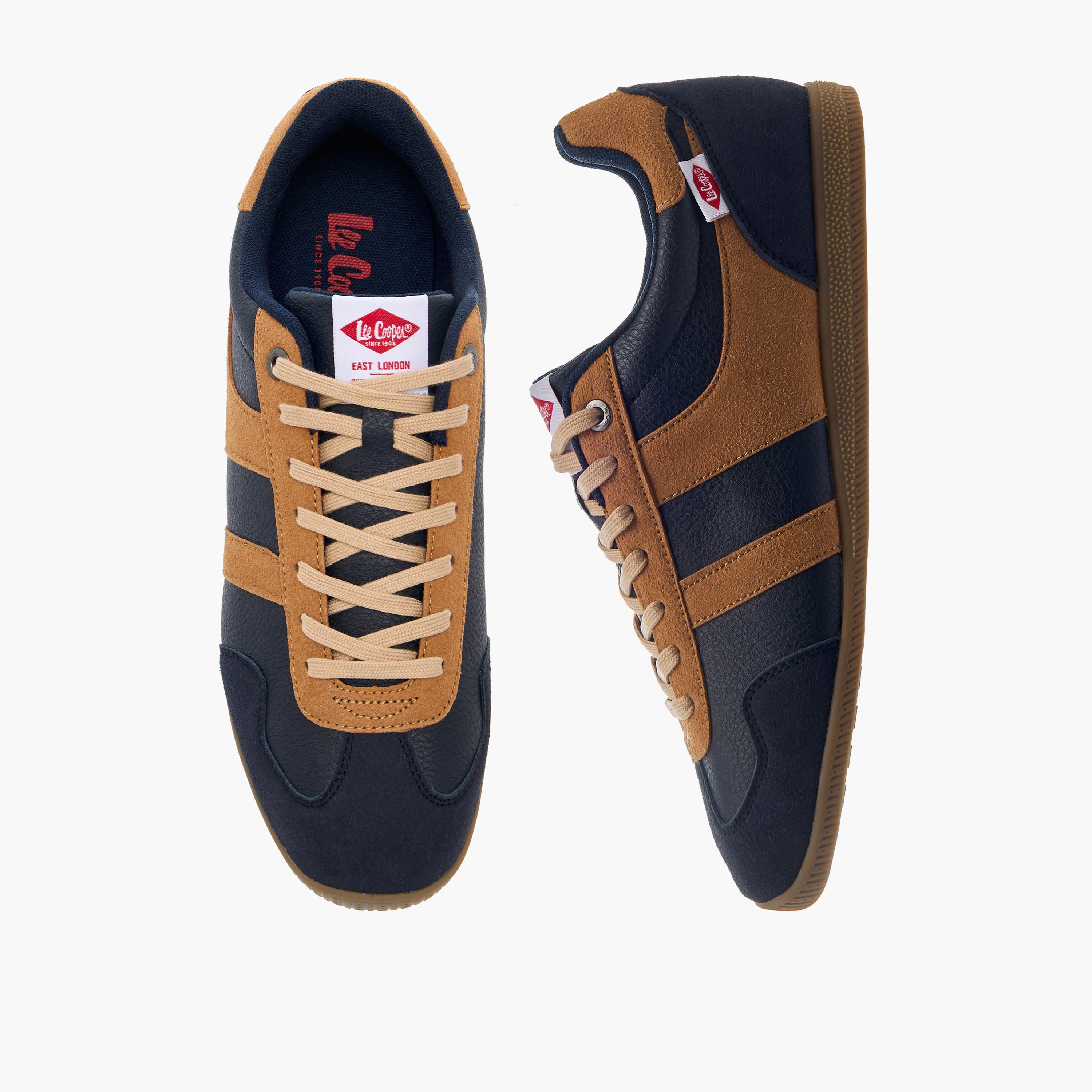 Lee Cooper Men Lace-Up Ankle Sneakers-men-shoes-sneakers-image-1