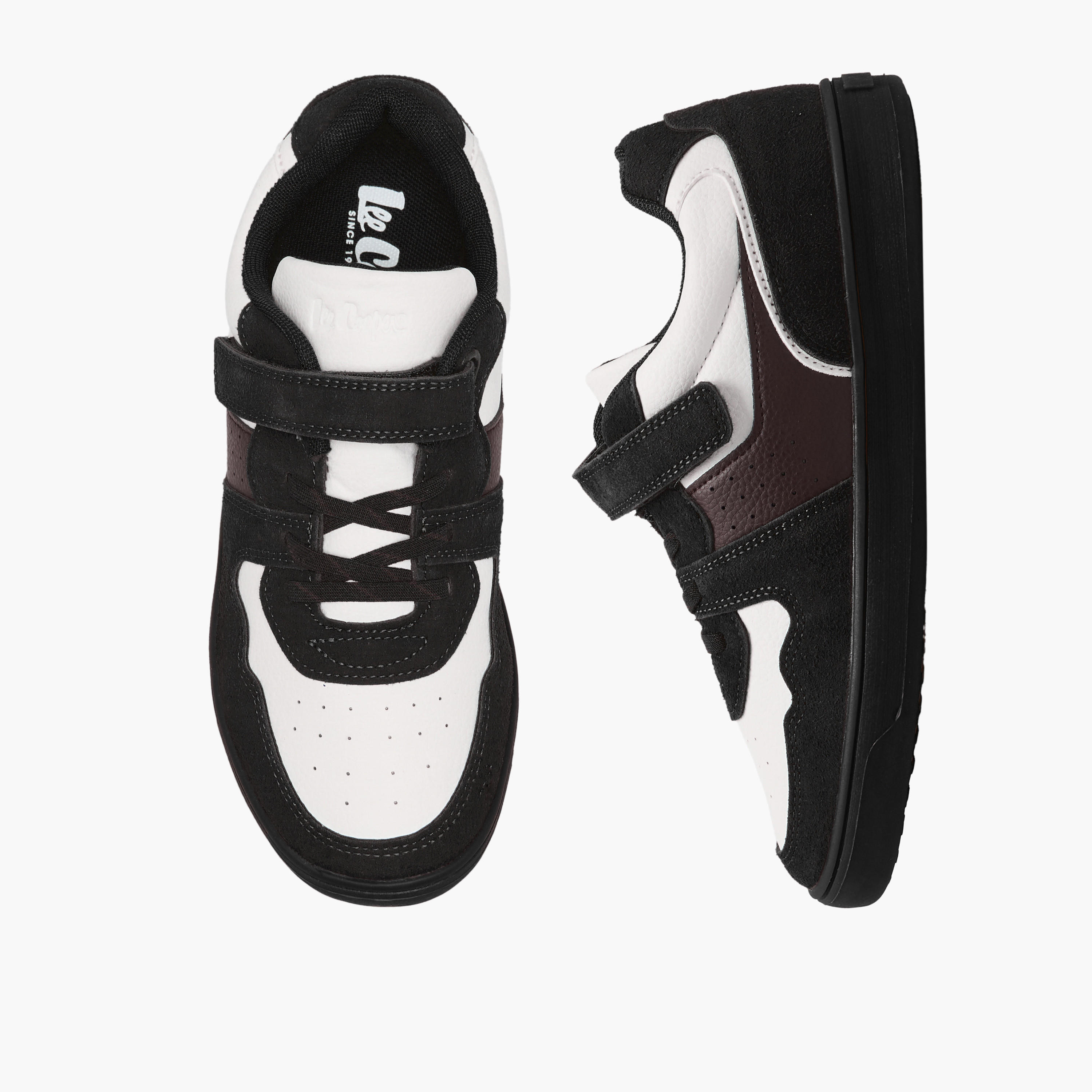 حذاء سنيكرز بكاحل للأولاد بشريط إغلاق لاصق من لي كوبر-boys-shoes-sneakers-image-1
