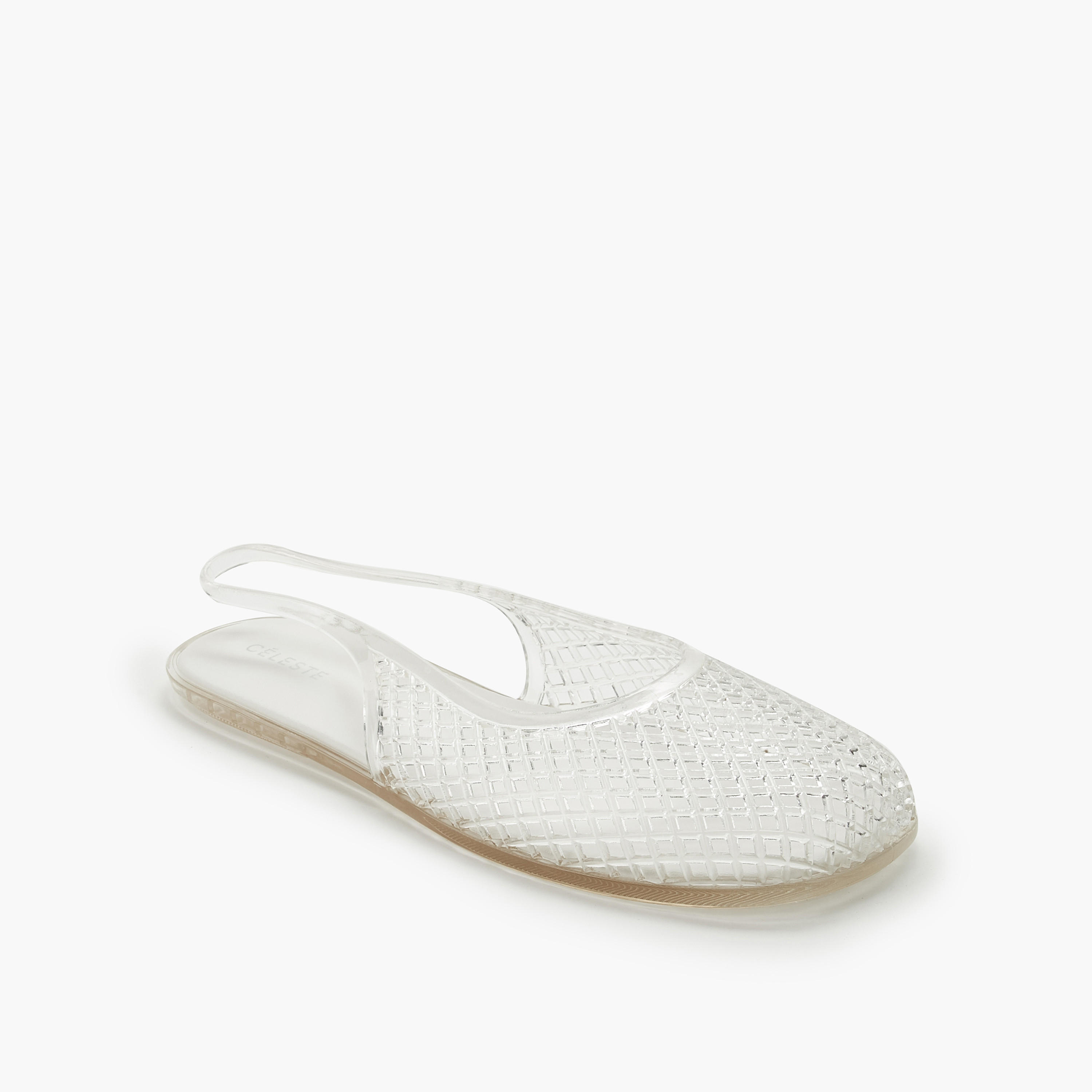 حذاء بحزام خلفي وملمس بارز للنساء من سيليست-women-shoes-flats-slides-image-2