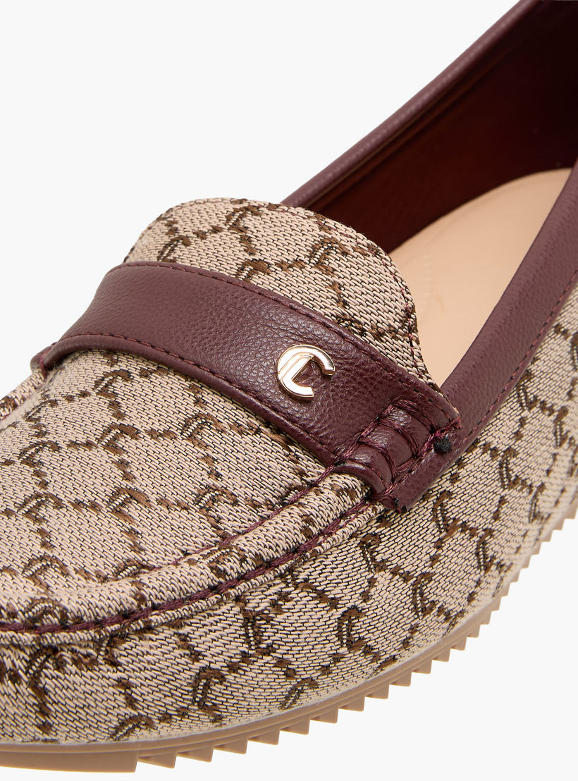 Le Confort Women Jacquard Textured Loafers-women-shoes-loafersandmoccasins-image-4