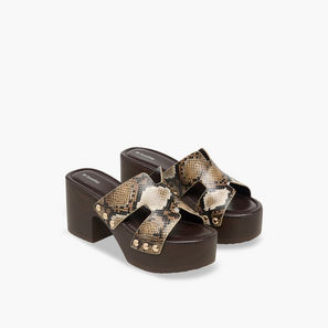 Surestep Women Lightweight Stud Embellished Metallic Platform Heel Sandals-women-shoes-sandals-image-1