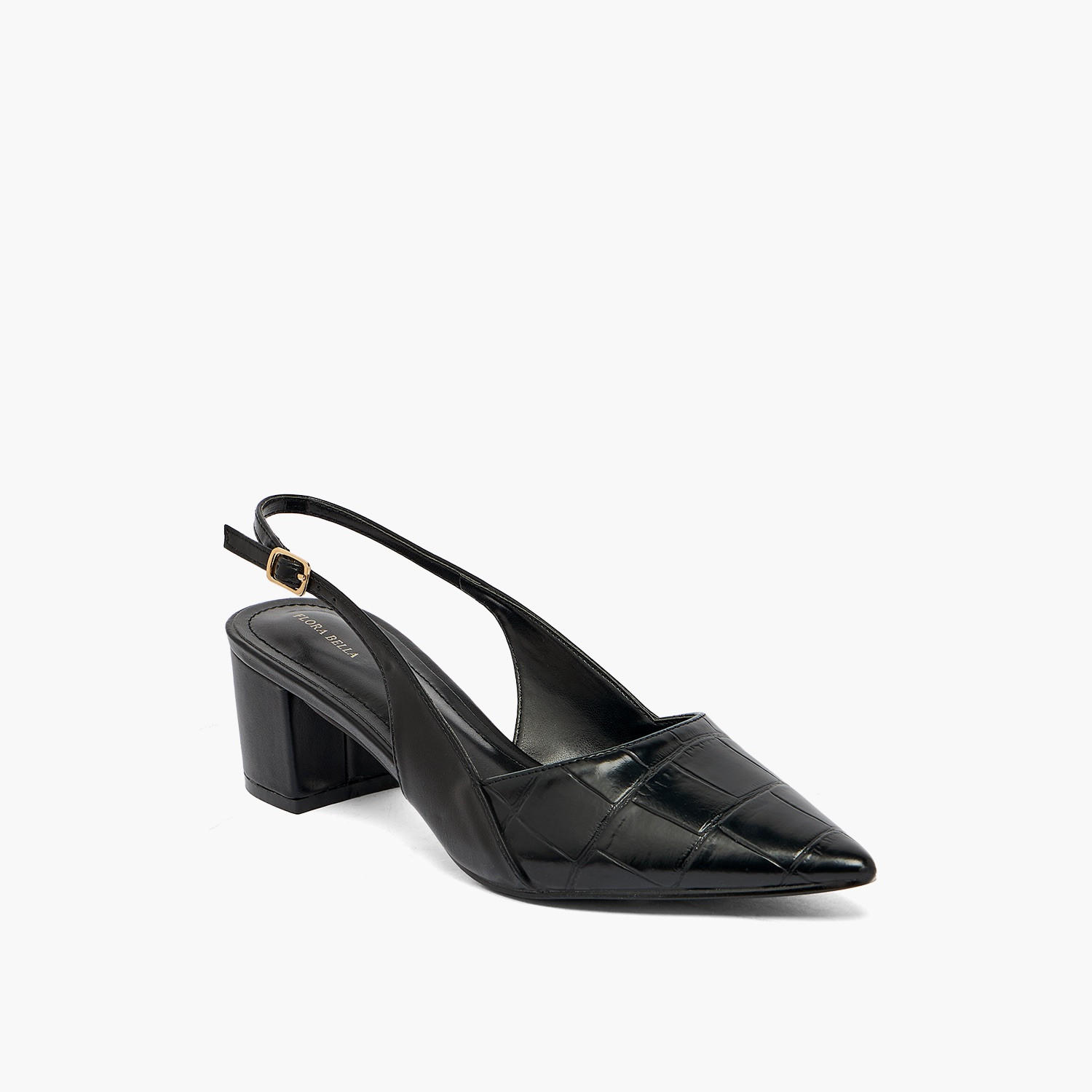 Flora Bella by Shoexpress Women Textured Block Heel Pumps-women-shoes-heels-image-2