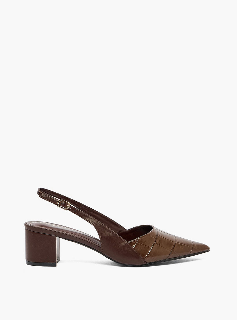 Flora Bella by Shoexpress Women Textured Block Heel Pumps-women-shoes-heels-image-3