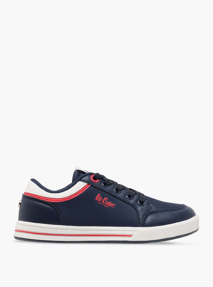 Lee Cooper Kids' Panelled Lace-Up Sneakers-boys-shoes-schoolshoes-image-3