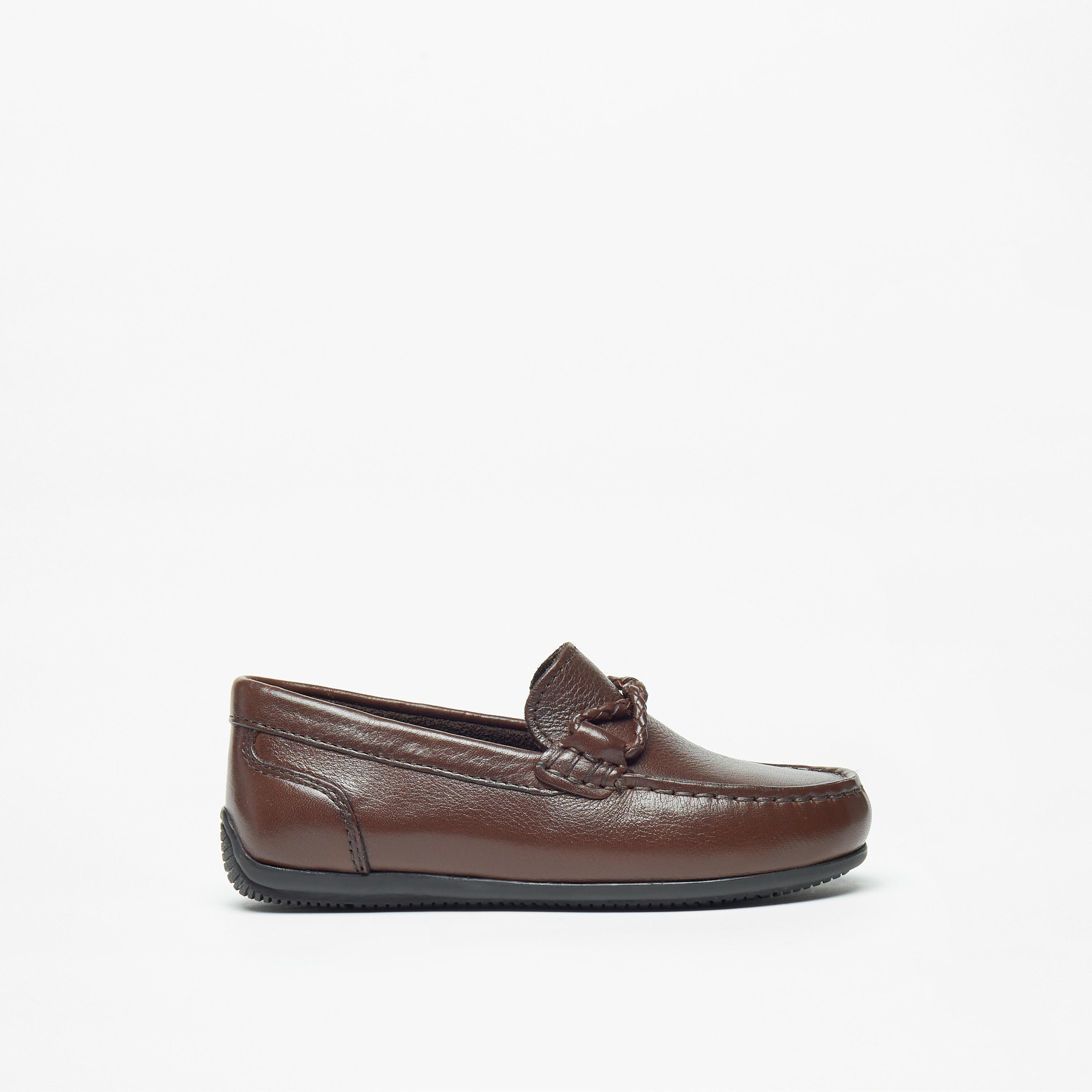 حذاء موكاسين بارز الملمس سادة سهل الارتداء من مستر دوتشيني-boys-shoes-loafers-image-3