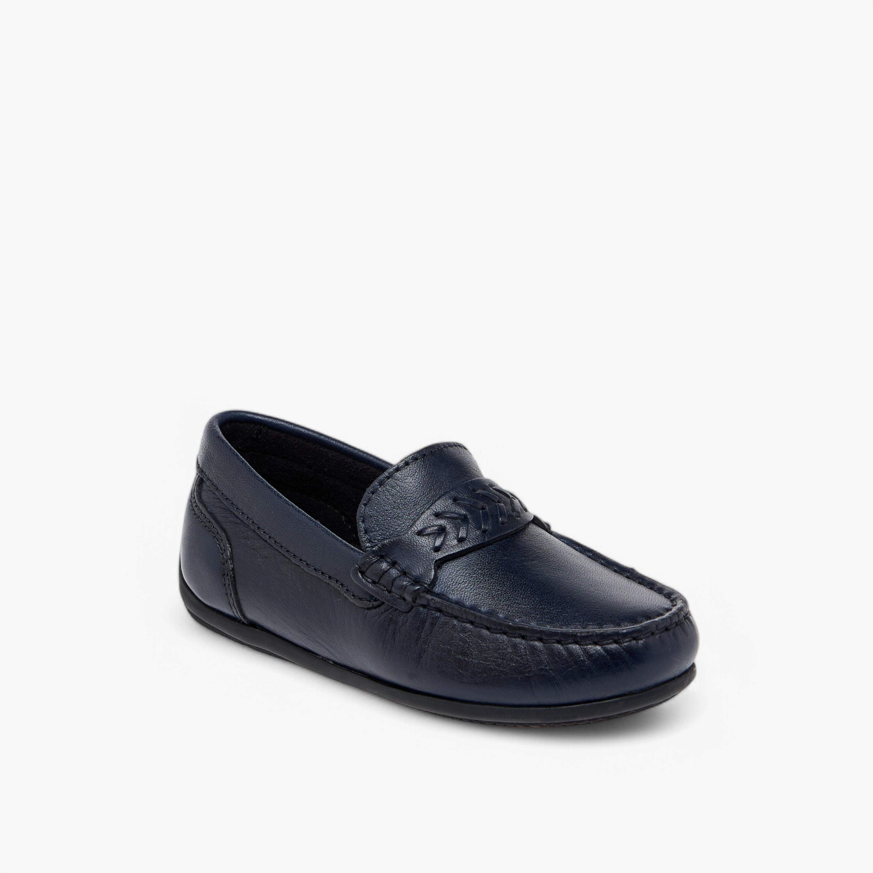 حذاء سهل الارتداء بارز الملمس من مستر دوتشيني-boys-shoes-loafers-image-2