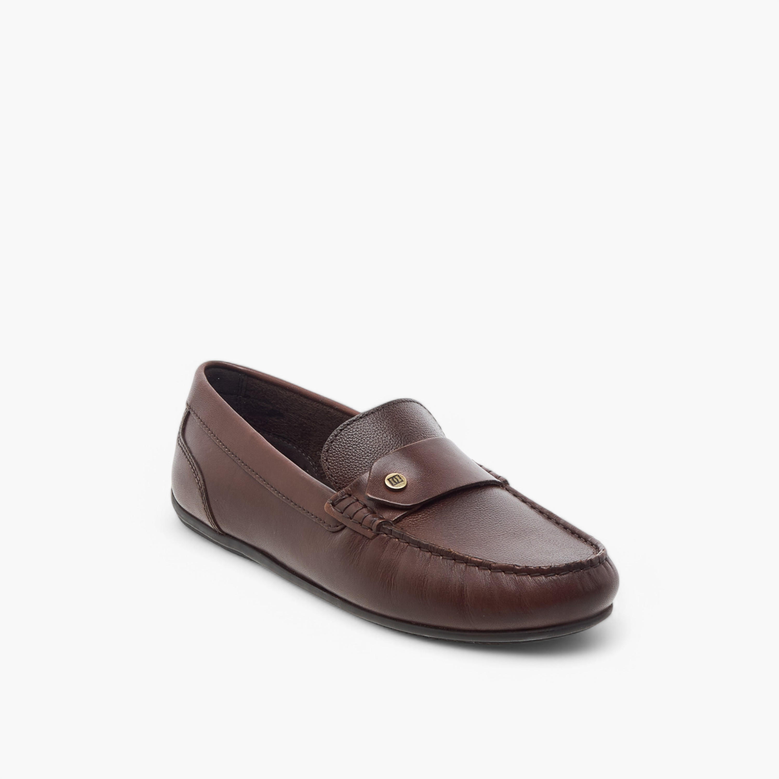 حذاء موكاسين سهل الارتداء بارز الملمس من مستر دوتشيني-boys-shoes-loafers-image-2