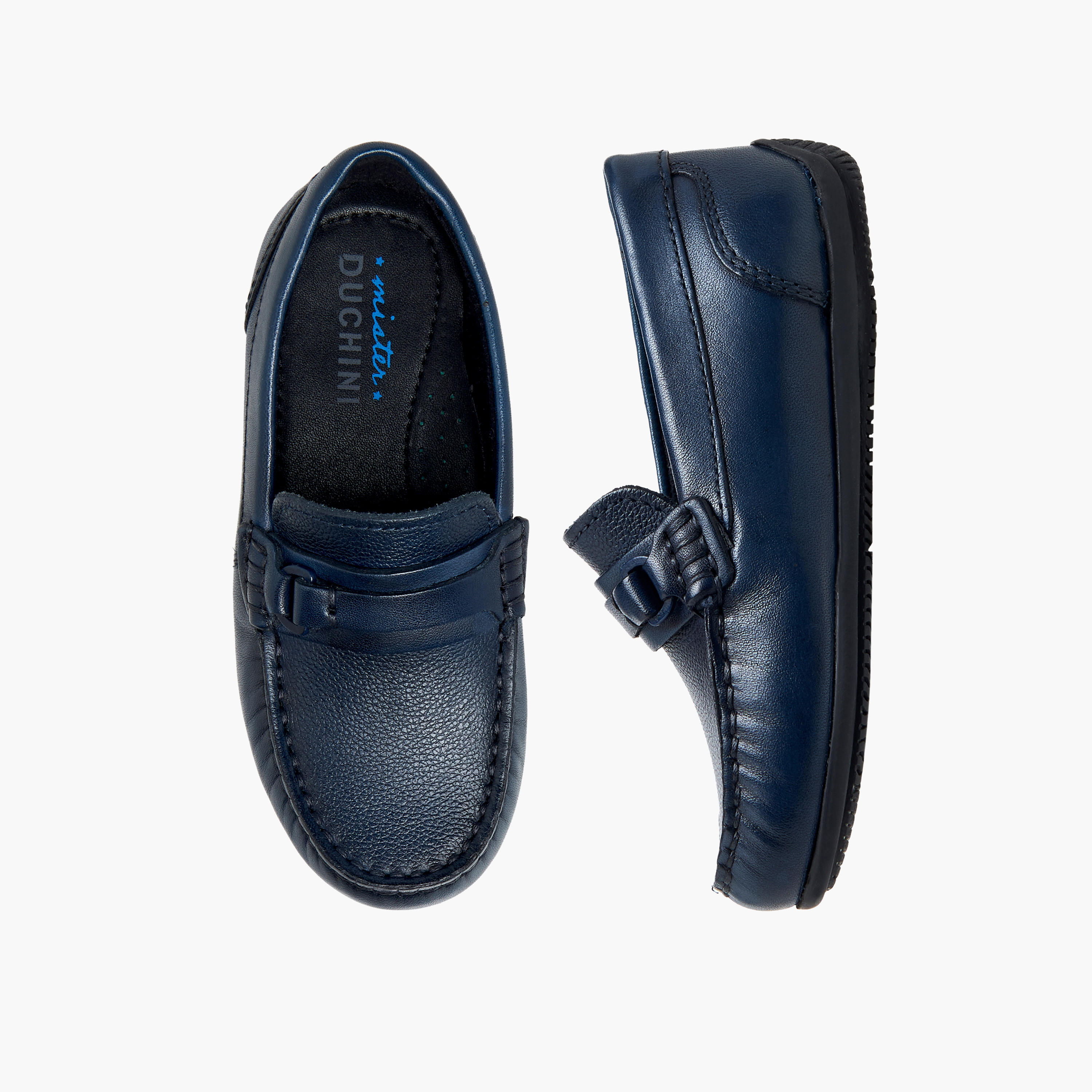 حذاء موكاسين جلد سهل الارتداء للأولاد من مستر دوتشيني-boys-shoes-loafers-image-1