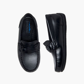 حذاء موكاسين جلد سهل الارتداء للأولاد من مستر دوتشيني-boys-shoes-loafers-image-1