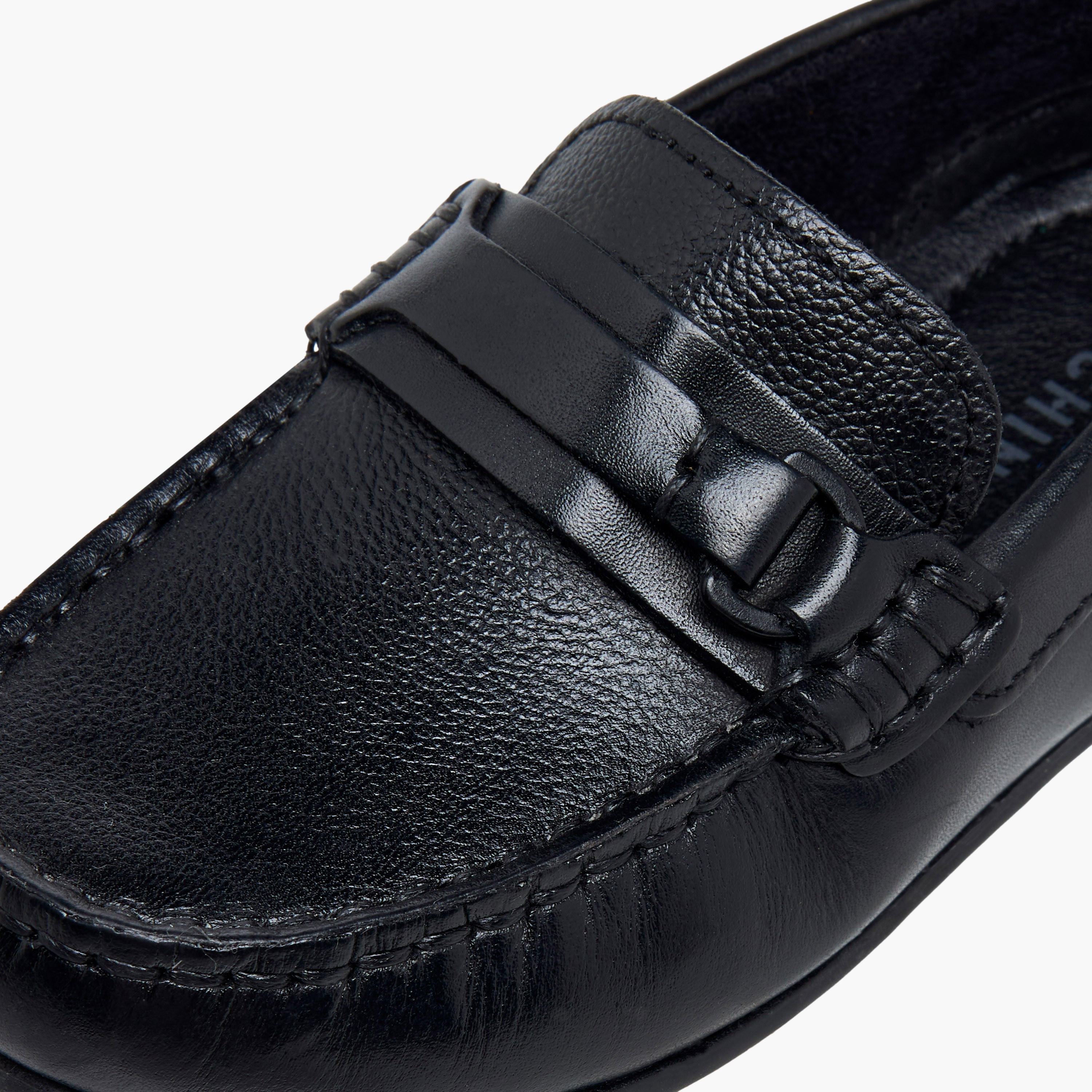 حذاء موكاسين جلد سهل الارتداء للأولاد من مستر دوتشيني-boys-shoes-loafers-image-5