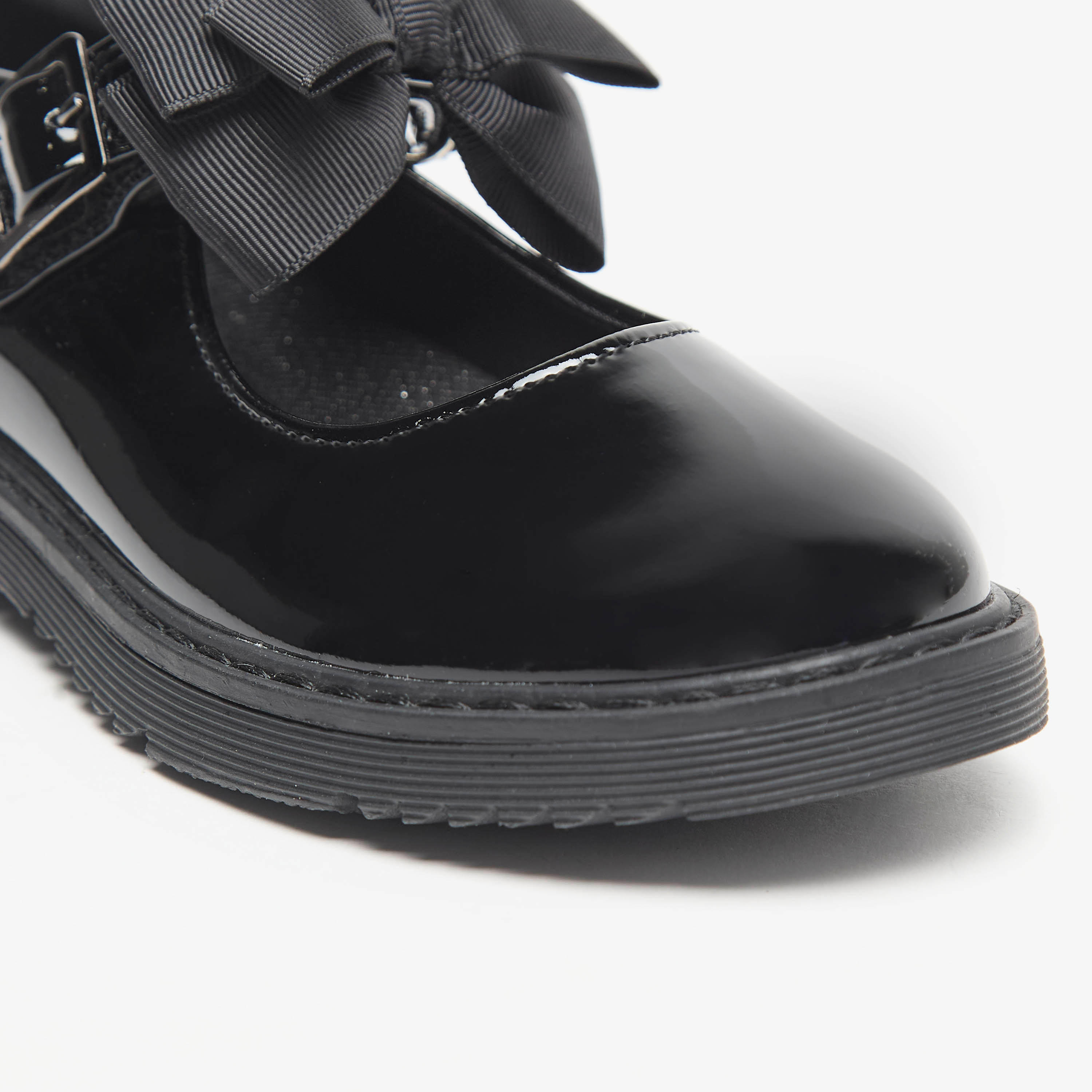 حذاء ماري جين مزيّن بفيونكة وإبزيم إغلاق من جونيورز-girls-shoes-maryjanes-image-5