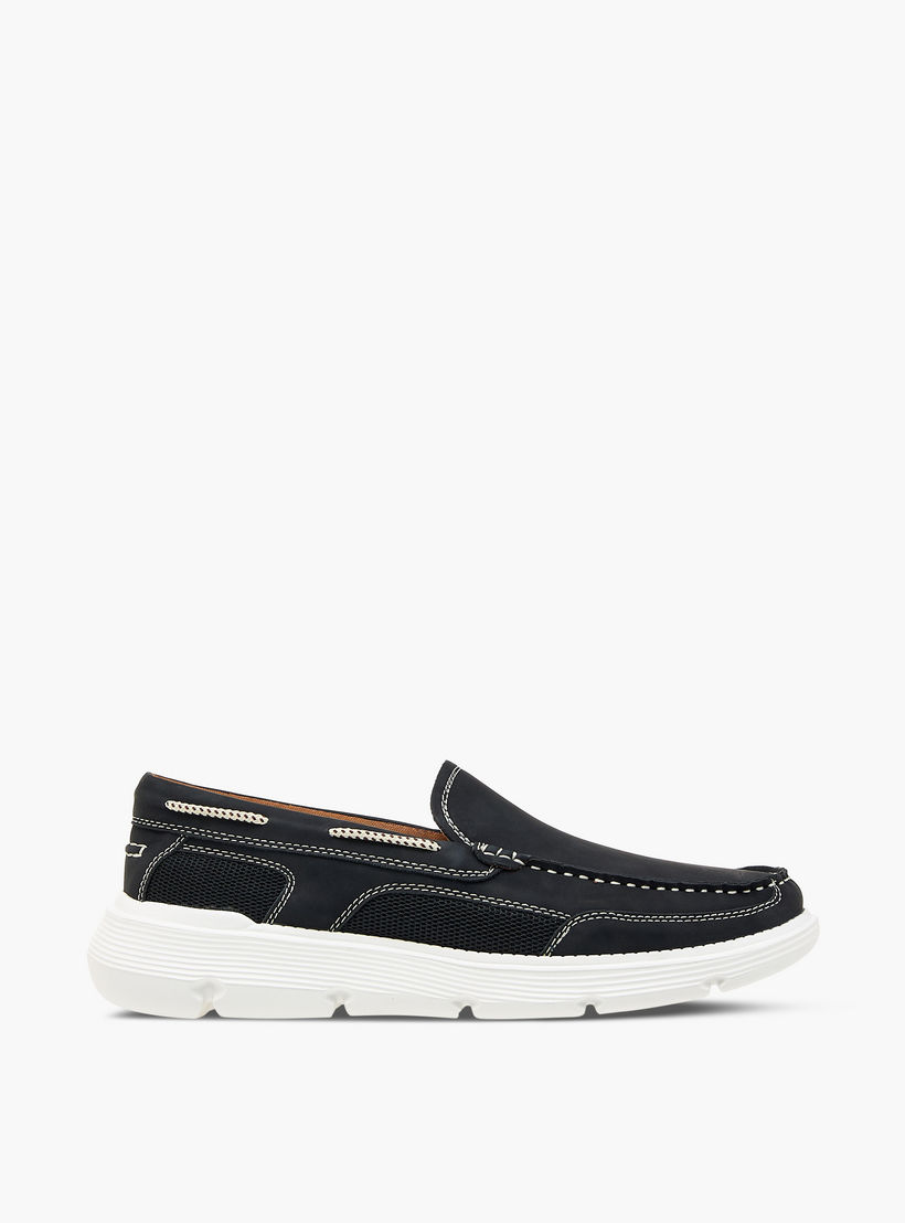 LBL by Shoexpress Textured Slip-On Moccasins-men-shoes-loafersandmoccasins-image-3