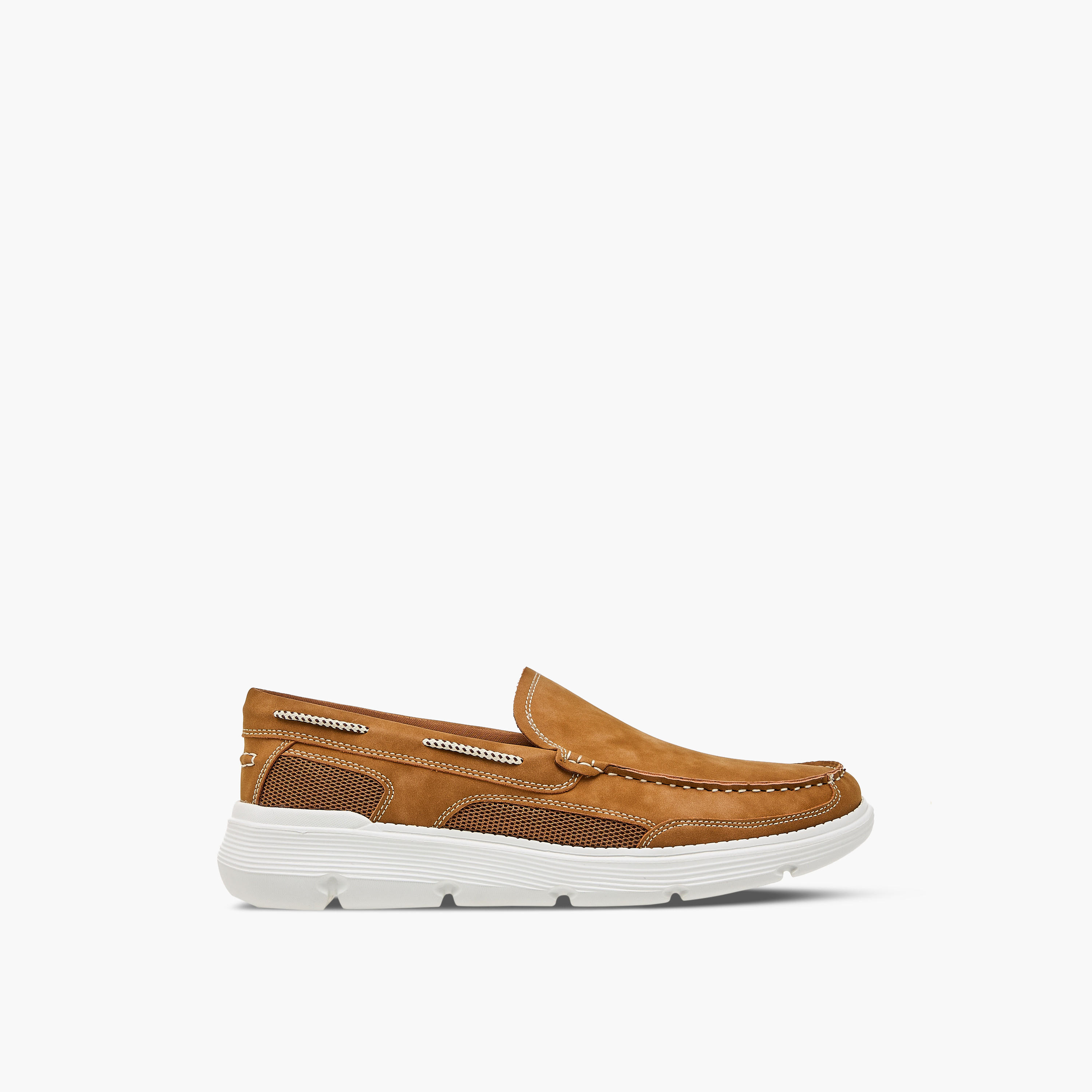 حذاء موكاسين سهل الارتداء بارز الملمس من إل بي إل من شو إكسبرس-men-shoes-loafersandmoccasins-image-3