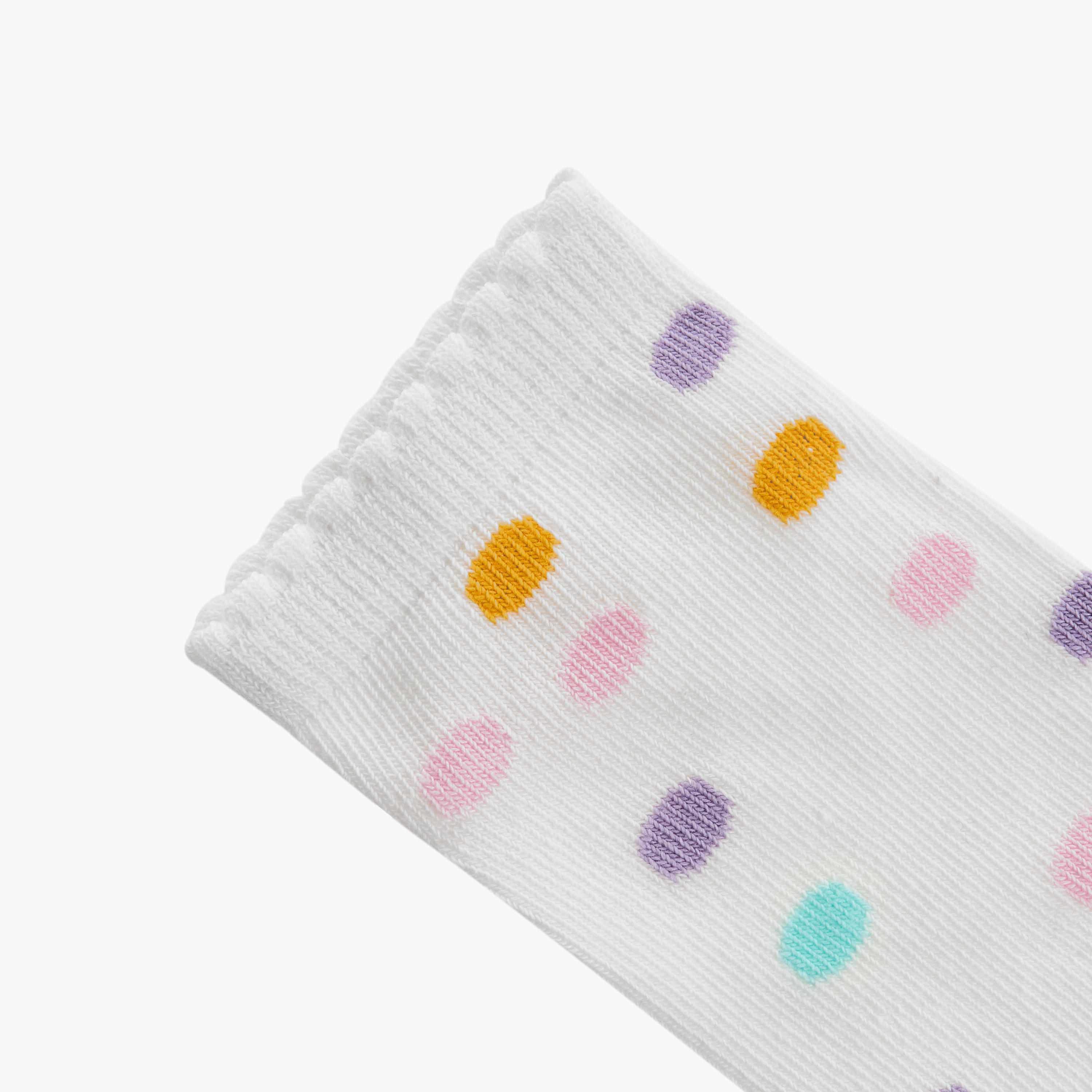 Little Missy Printed Ankle Length Non Terry Socks - Set of 5-girls-accessories-socks-image-5