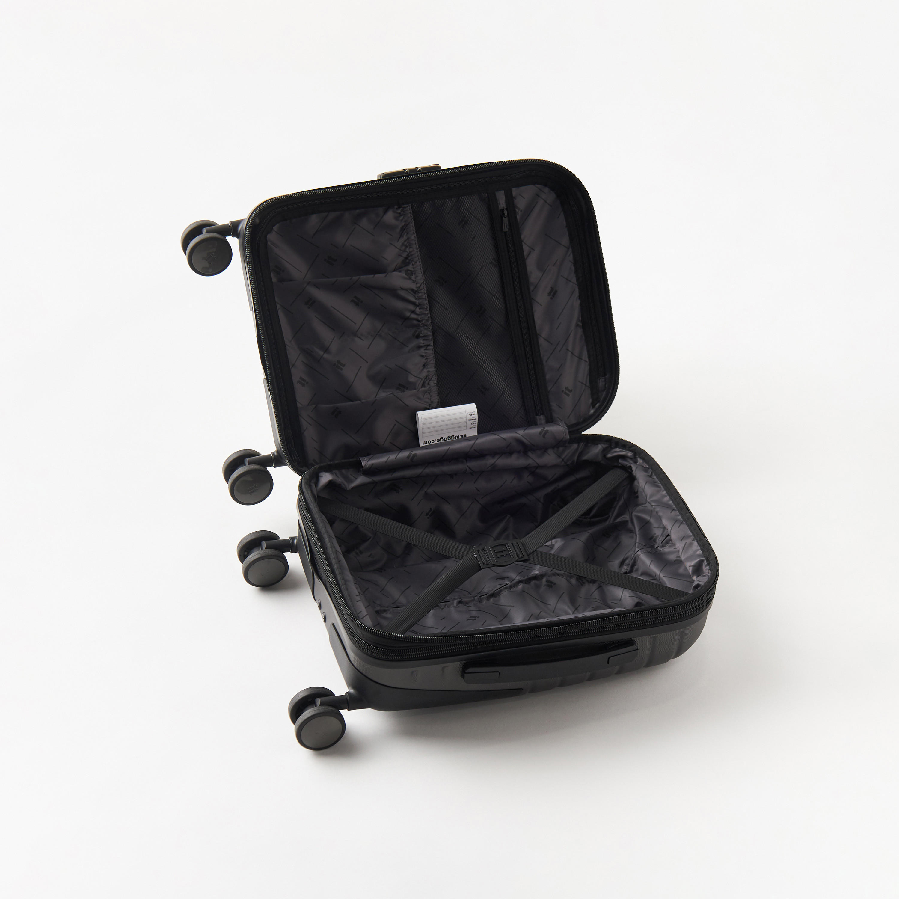 IT Textured Hardcase Trolley with Retractable Handle - 20 inches Cabin Bag-travel-luggagesandbags-luggage-image-5