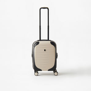 IT Textured Hardcase Trolley with Retractable Handle - 20 inches Cabin Bag-travel-luggagesandbags-image-1