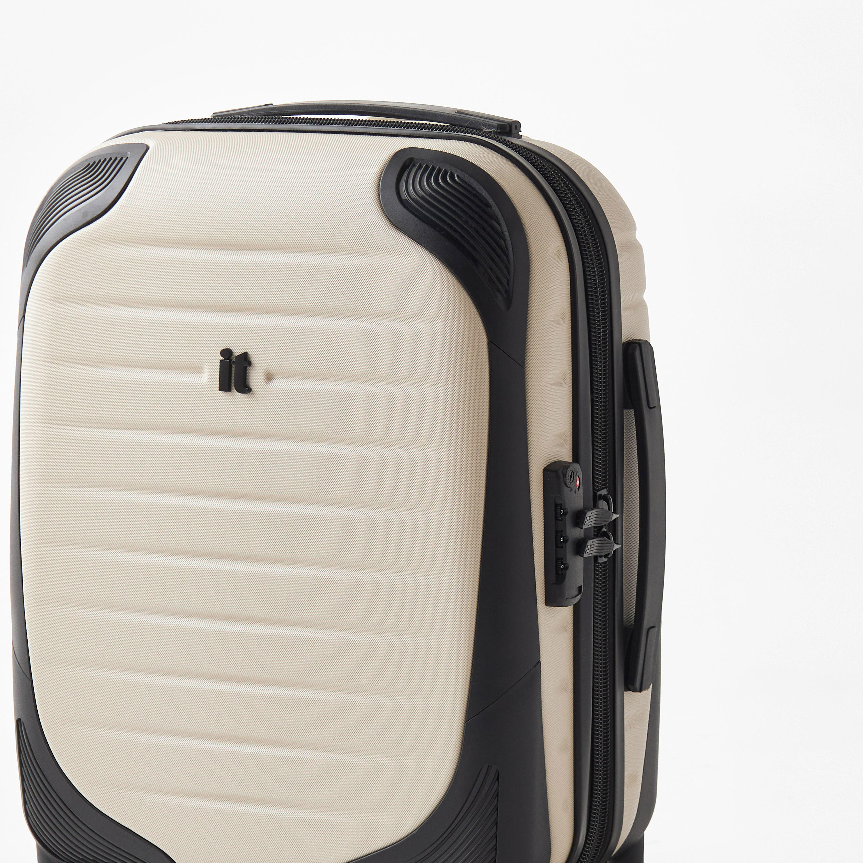 IT Textured Hardcase Trolley with Retractable Handle - 20 inches Cabin Bag-travel-luggagesandbags-luggage-image-4