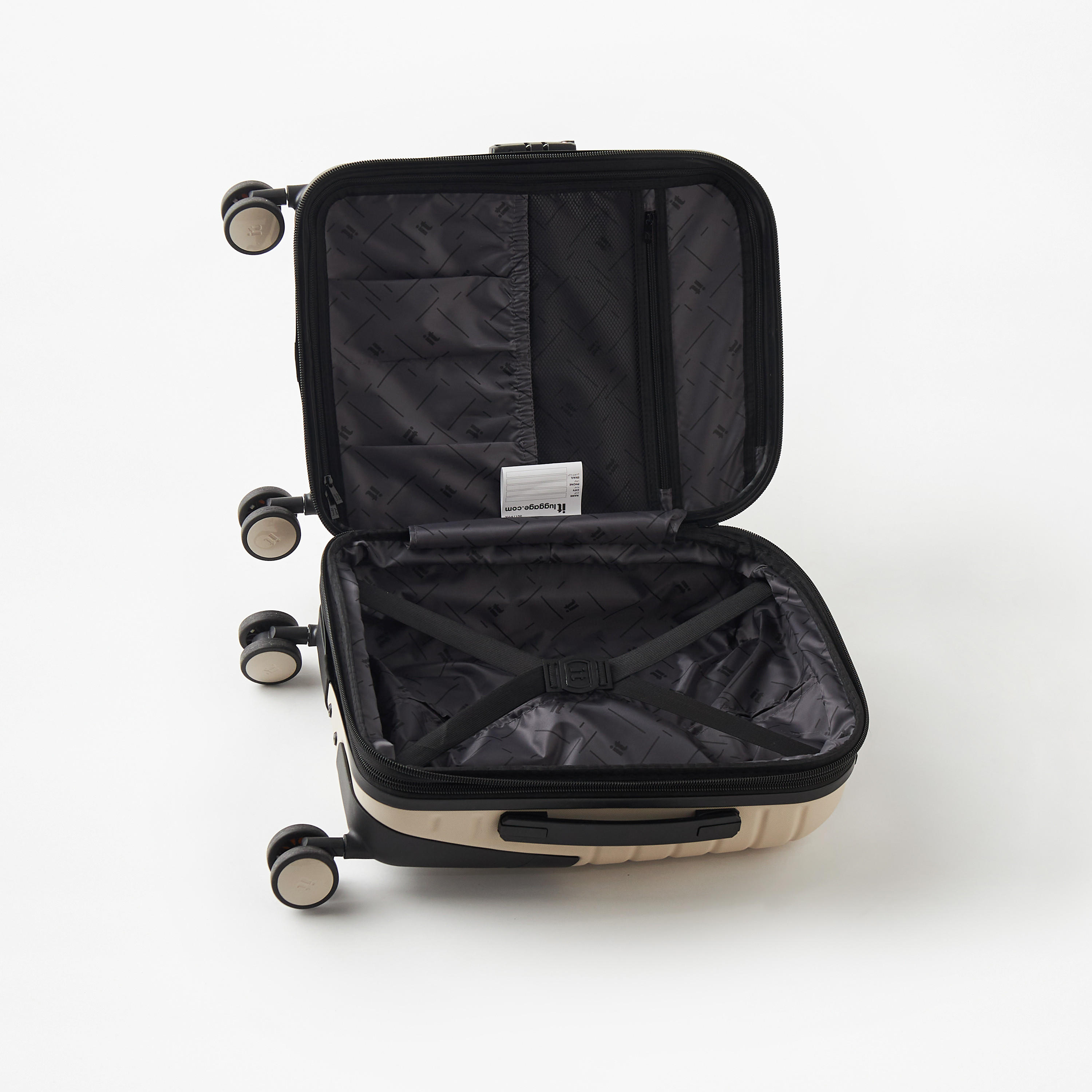 IT Textured Hardcase Trolley with Retractable Handle - 20 inches Cabin Bag-travel-luggagesandbags-luggage-image-5
