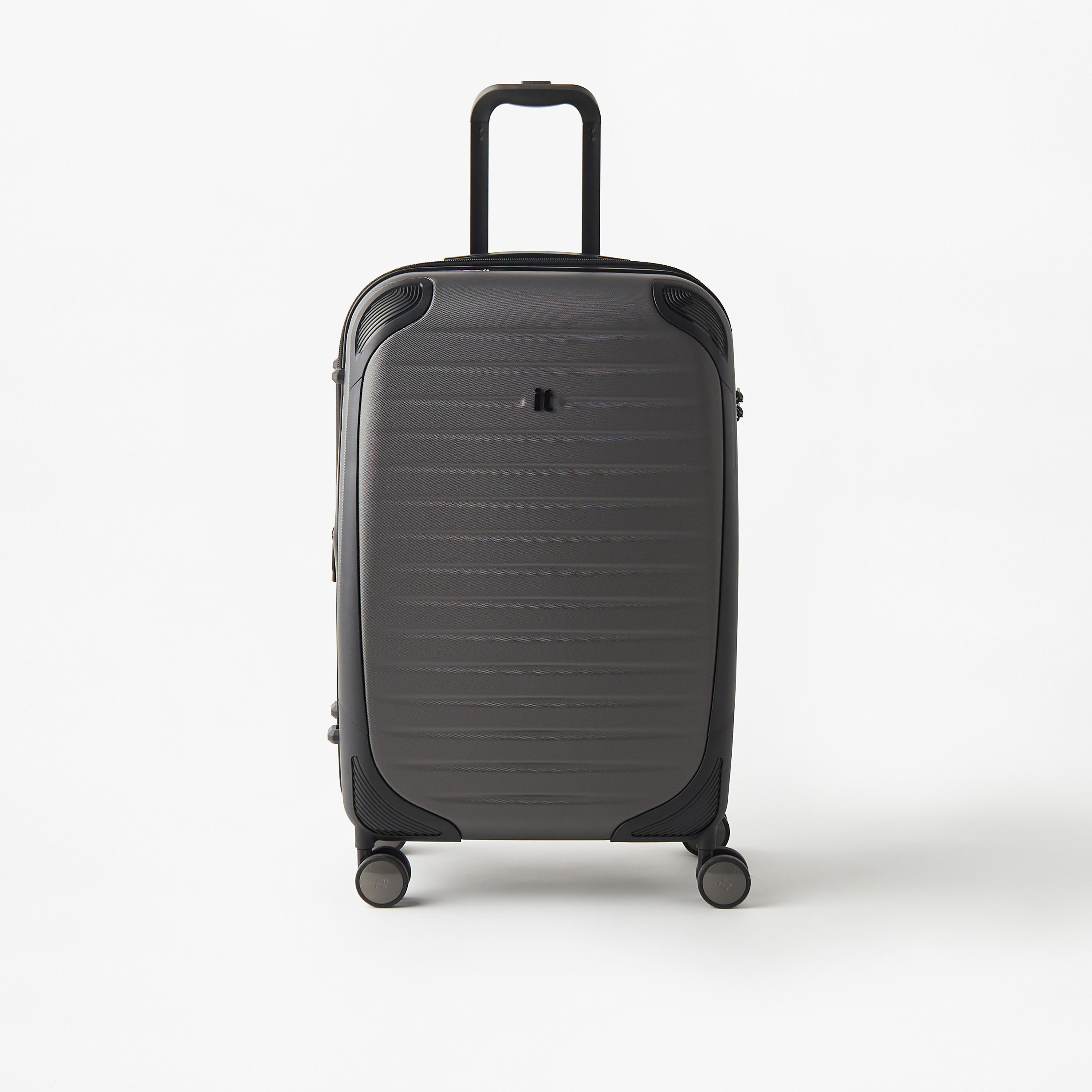 IT Textured Hardcase Trolley Bag with Retractable Handle-travel-luggagesandbags-luggage-image-1