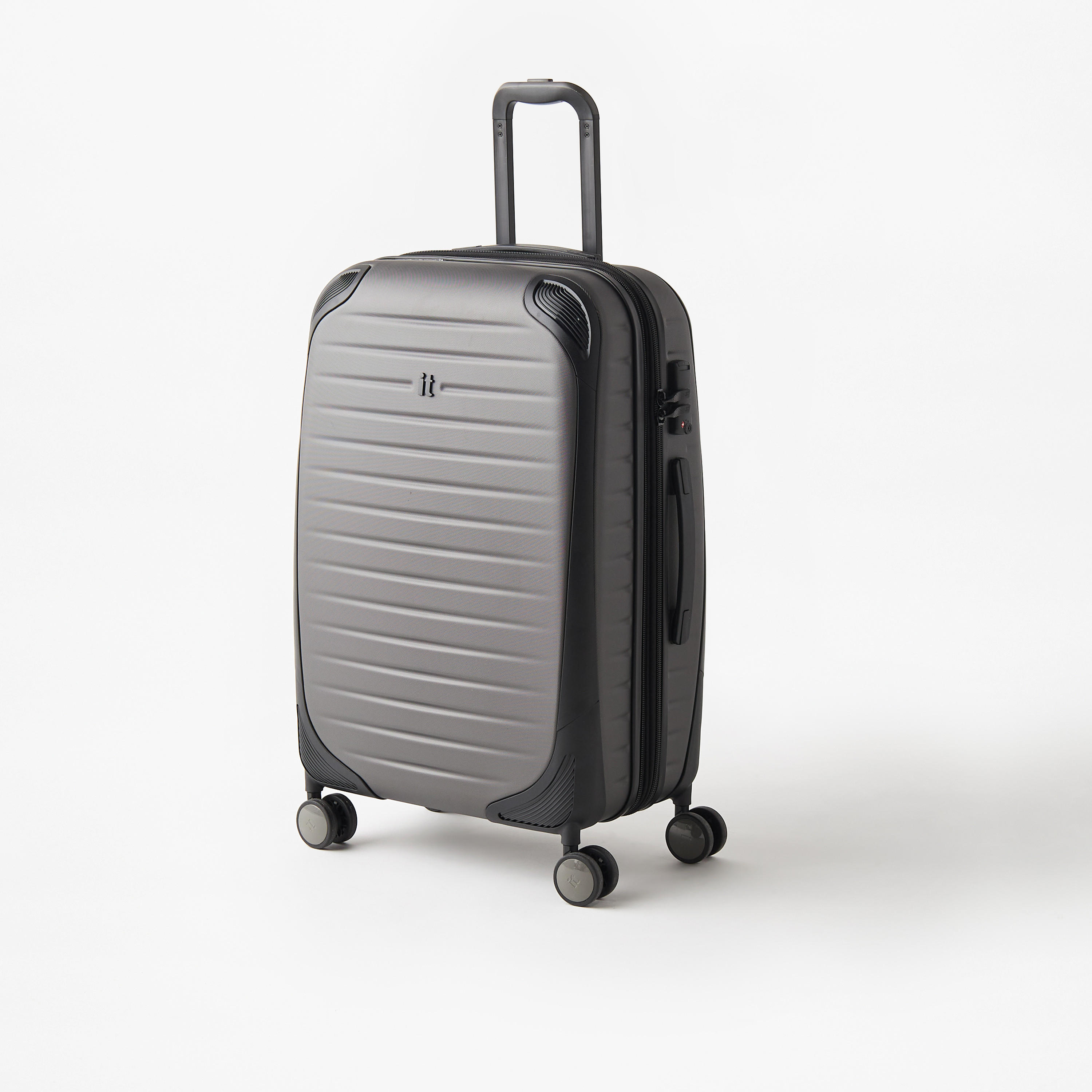 IT Textured Hardcase Trolley Bag with Retractable Handle-travel-luggagesandbags-luggage-image-2