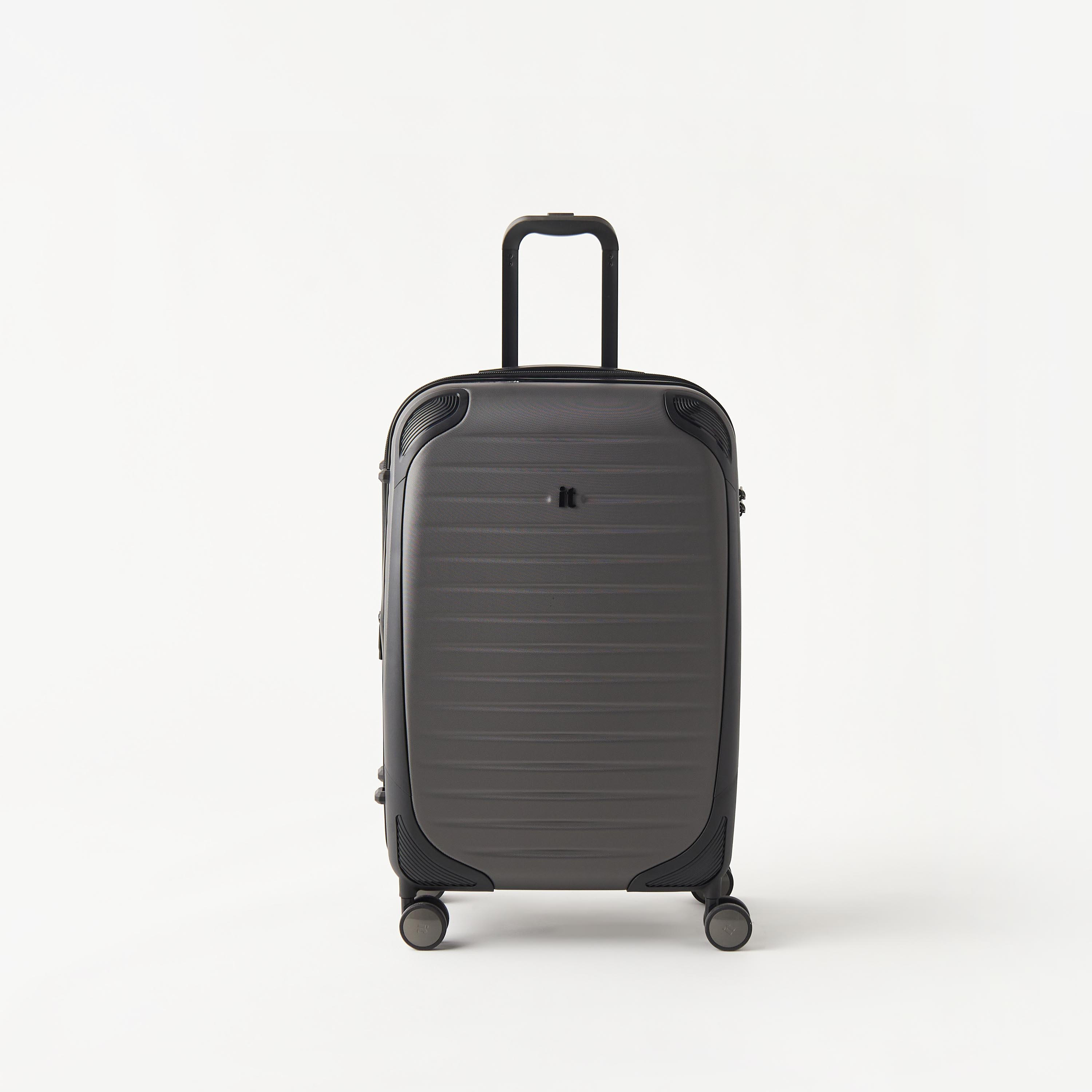 IT Textured Hardcase Trolley Bag with Retractable Handle-travel-luggagesandbags-luggage-image-1