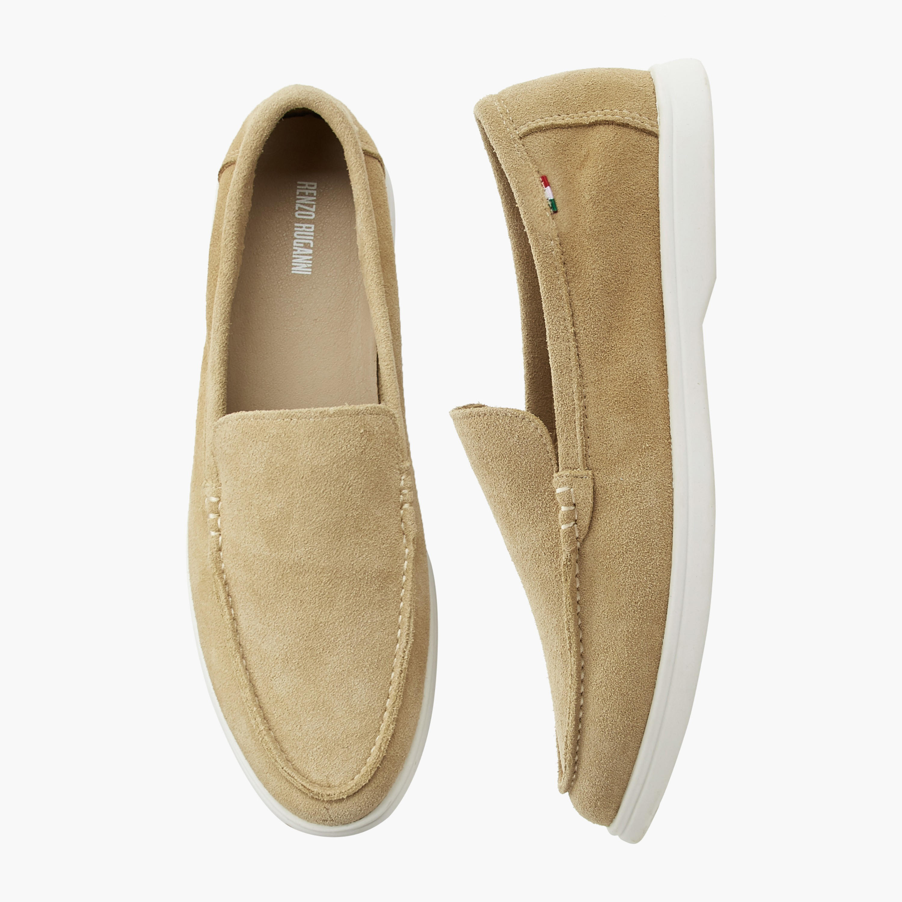 Renzo Ruganni Men Slip-On Premium Suede Leather Loafers-men-shoes-loafersandmoccasins-image-1