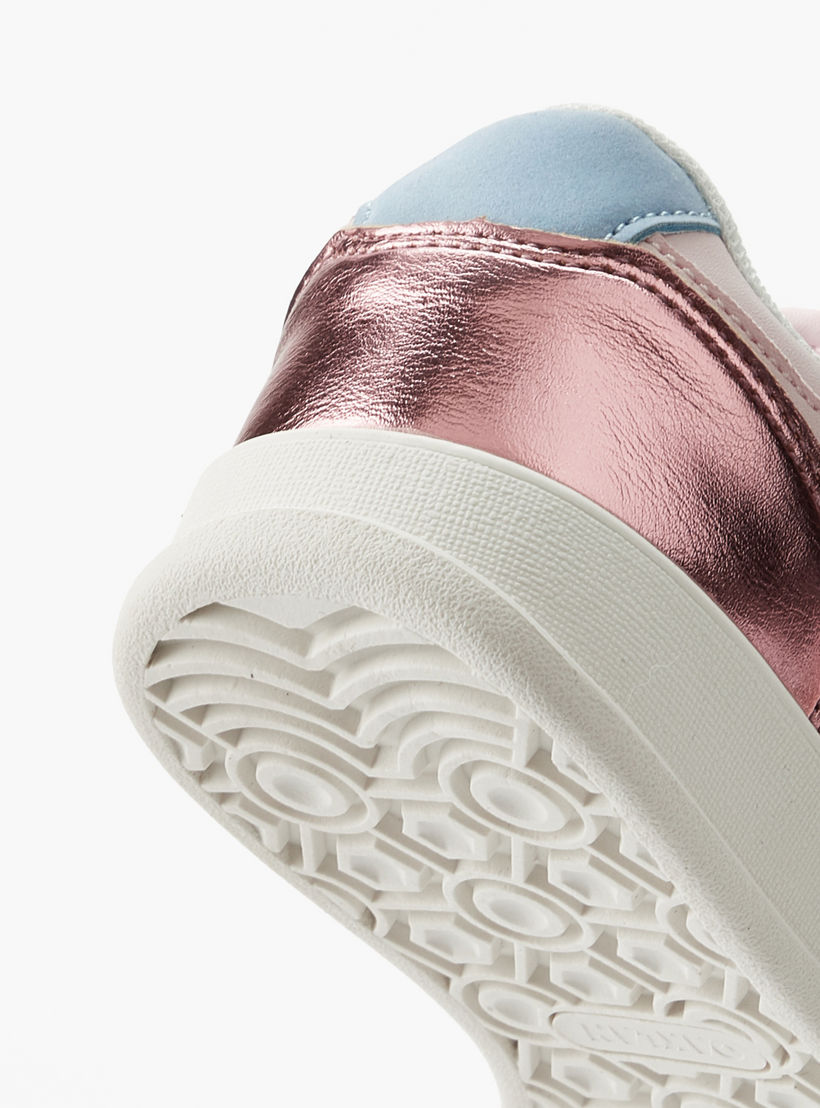 Oaklan by Shoexpress Girls Colourblock Lace-Up Ankle Sneakers-girls-shoes-sneakers-image-5