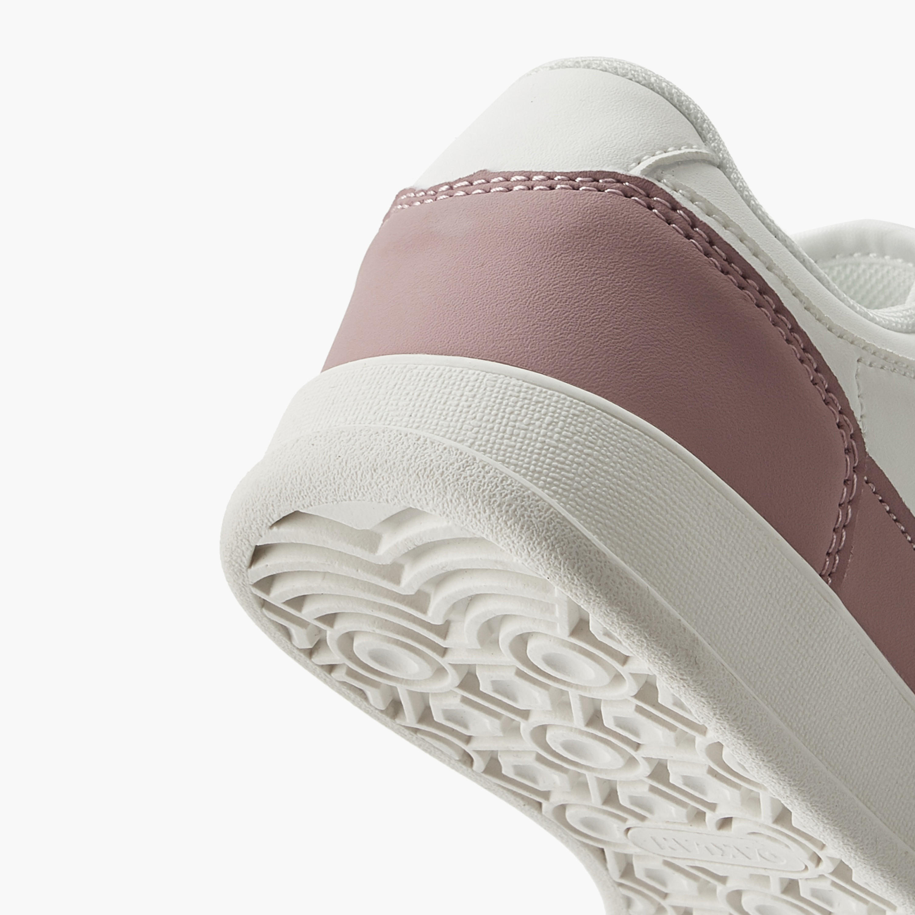 Oaklan by Shoexpress Girls Colourblock Lace-Up Ankle Sneakers-girls-shoes-sneakers-image-5