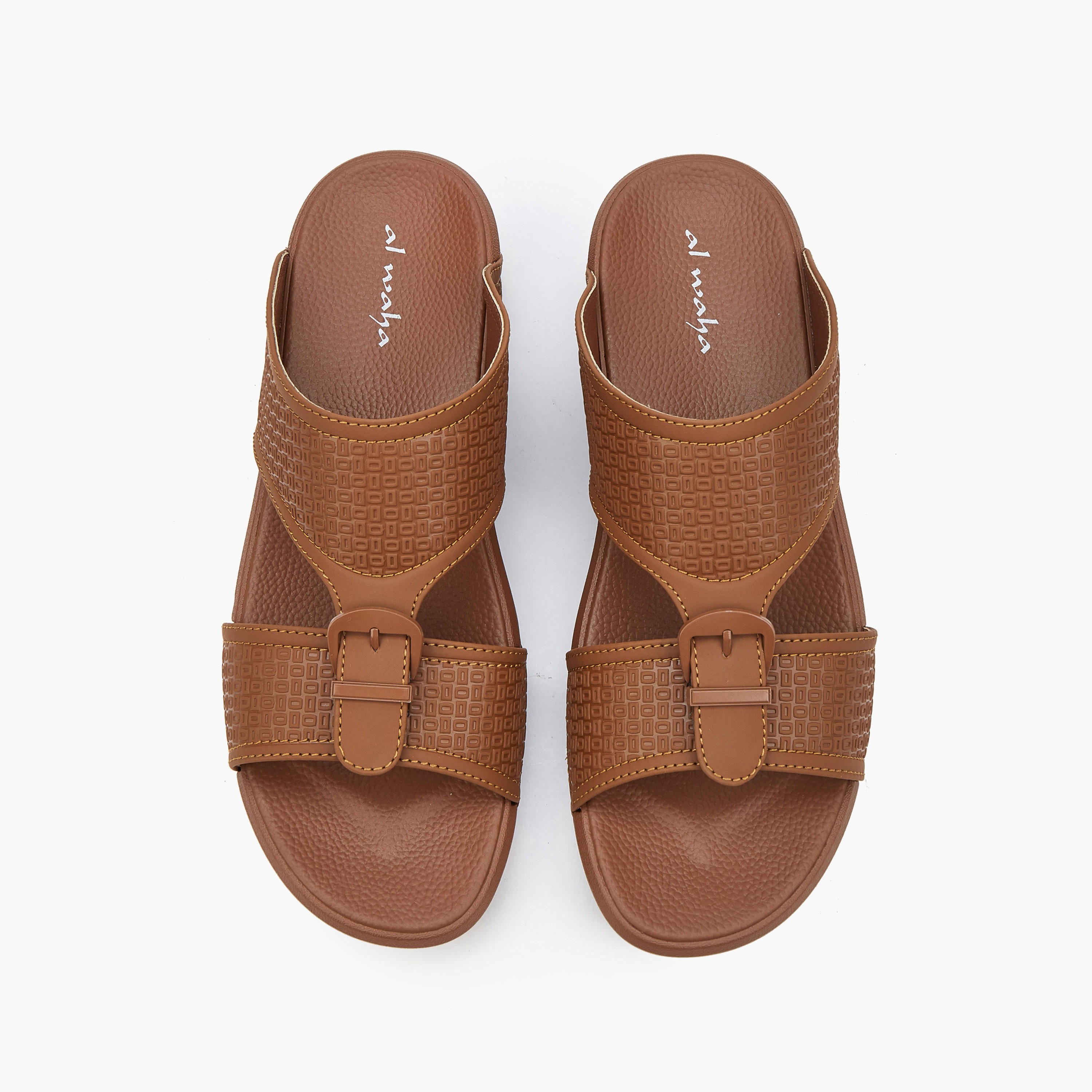 صندل عربي رجالي بإبزيم من الواحة-men-shoes-sandals-image-1