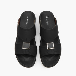 صندل عربي بتفاصيل إبزيم للرجال من الواحة-men-shoes-image-1