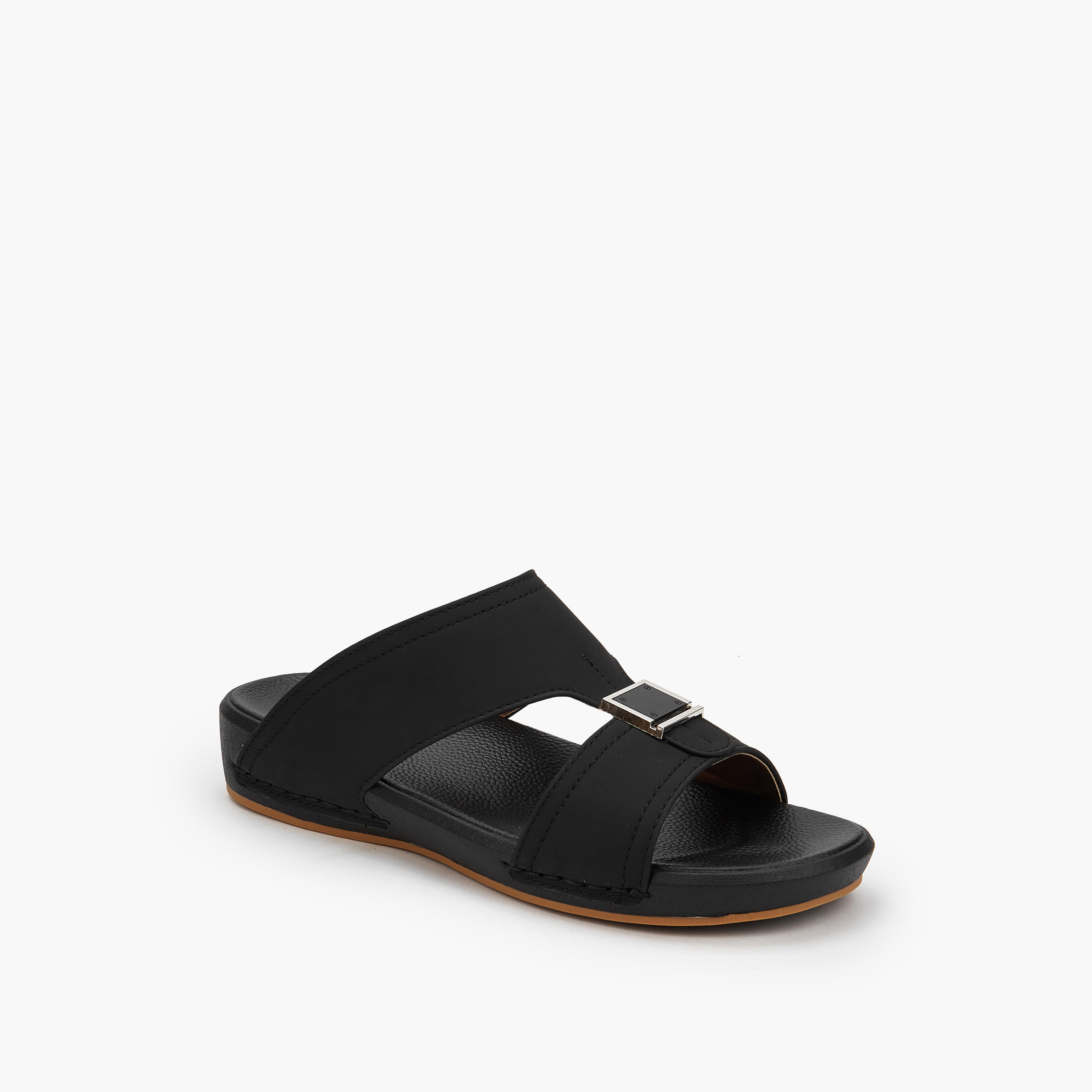 صندل عربي بتفاصيل إبزيم للرجال من الواحة-men-shoes-sandals-image-3
