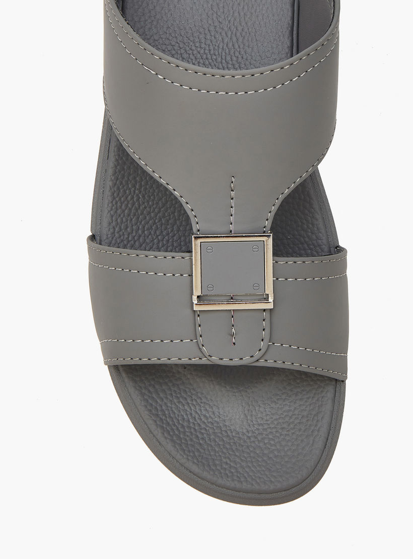 صندل عربي بتفاصيل إبزيم للرجال من الواحة-men-shoes-sandals-image-4