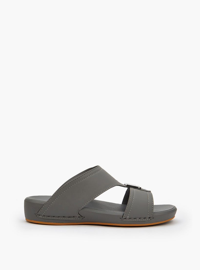 صندل عربي بتفاصيل إبزيم للرجال من الواحة-men-shoes-sandals-image-2