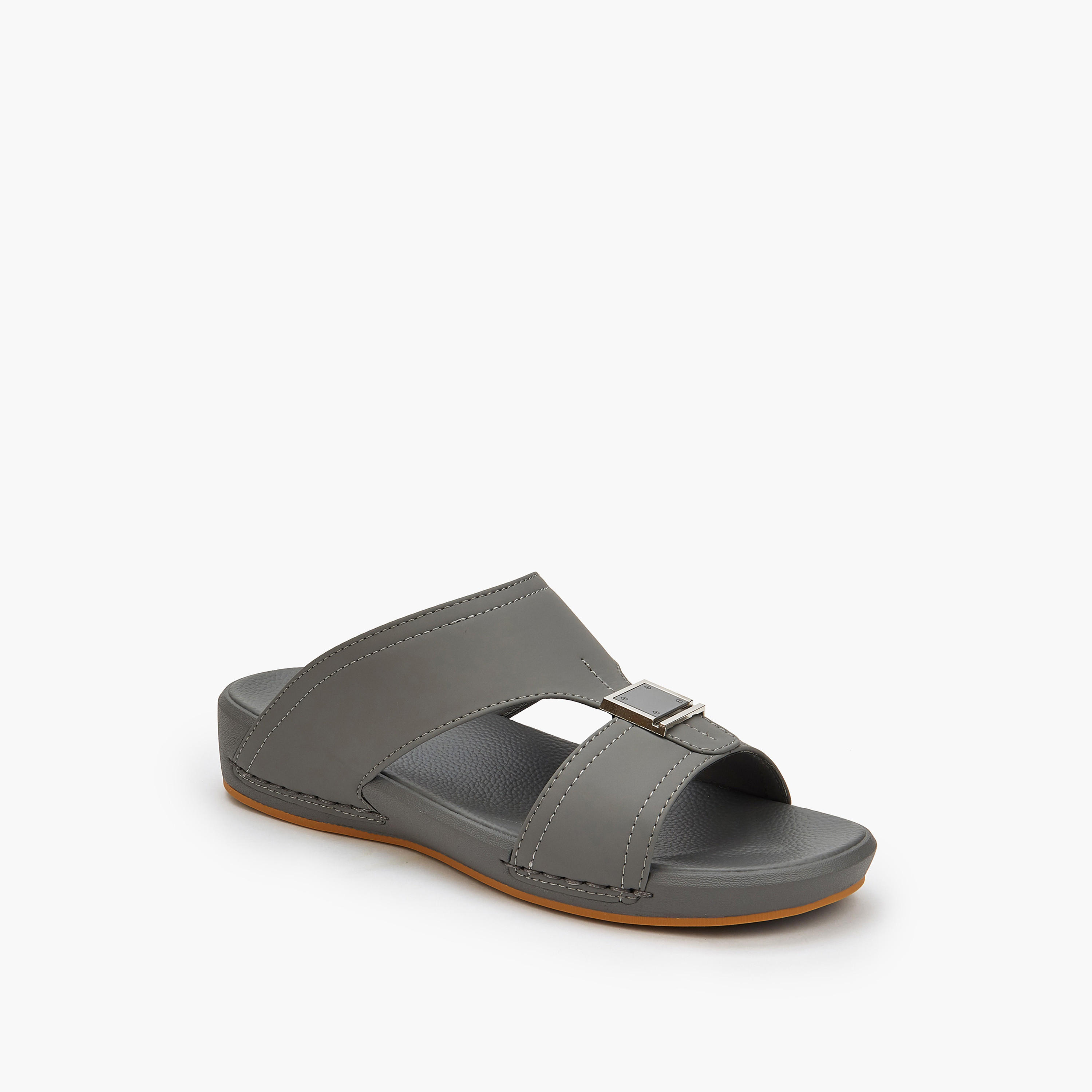 صندل عربي بتفاصيل إبزيم للرجال من الواحة-men-shoes-sandals-image-3