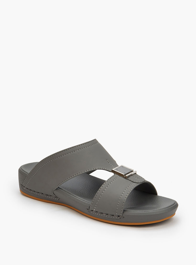 صندل عربي بتفاصيل إبزيم للرجال من الواحة-men-shoes-sandals-image-3