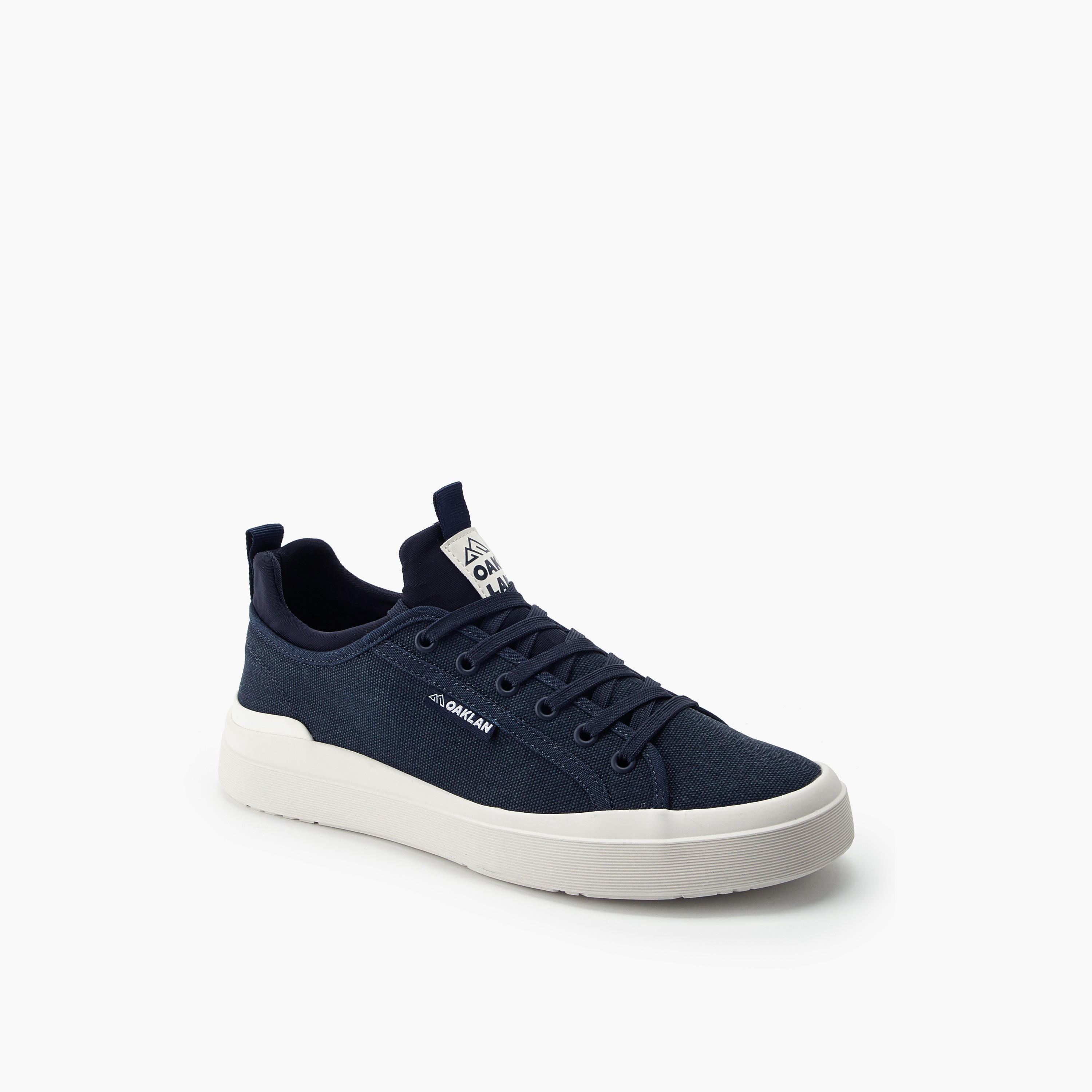 Oaklan by Shoexpress Men Lace-Up Canvas Sneakers-men-shoes-sneakers-image-2