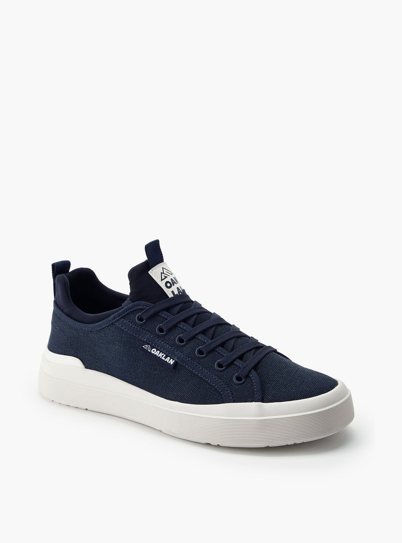 Oaklan by Shoexpress Men Lace-Up Canvas Sneakers-men-shoes-sneakers-image-2