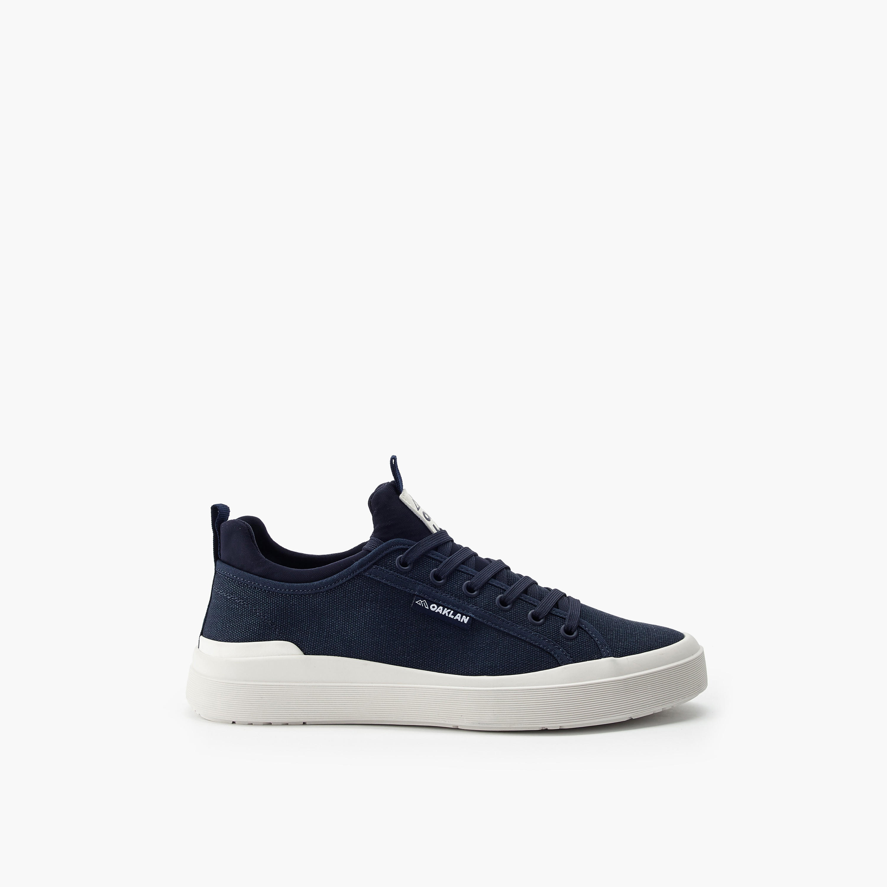 Oaklan by Shoexpress Men Lace-Up Canvas Sneakers-men-shoes-sneakers-image-3