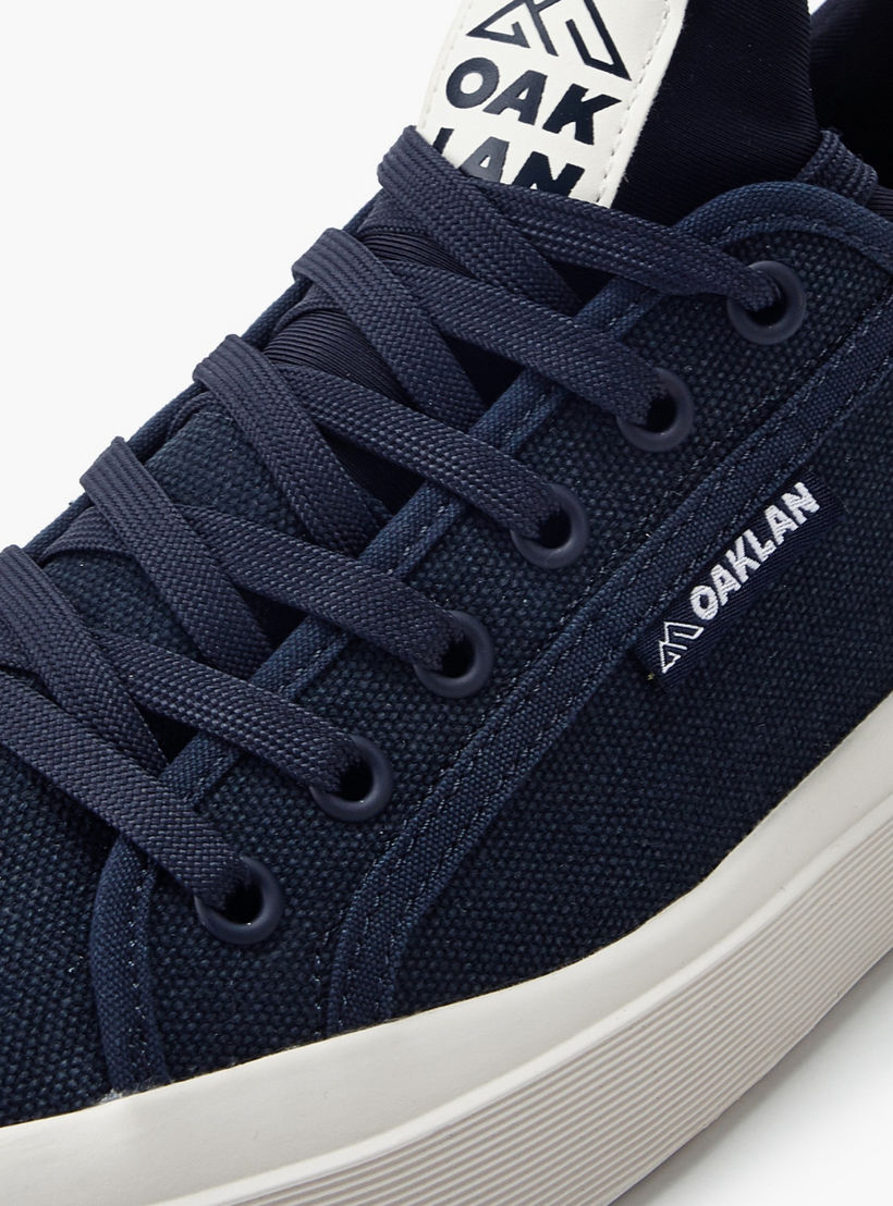 Oaklan by Shoexpress Men Lace-Up Canvas Sneakers-men-shoes-sneakers-image-4