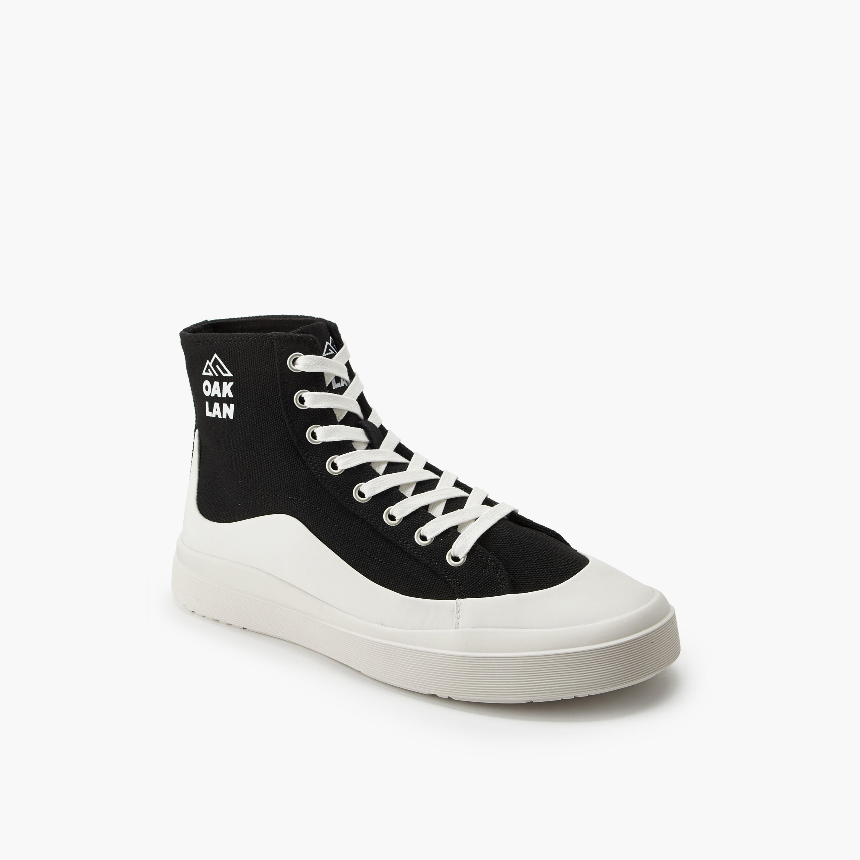 Oaklan by Shoexpress Men Lace-Up Canvas Sneakers-men-shoes-sneakers-image-1